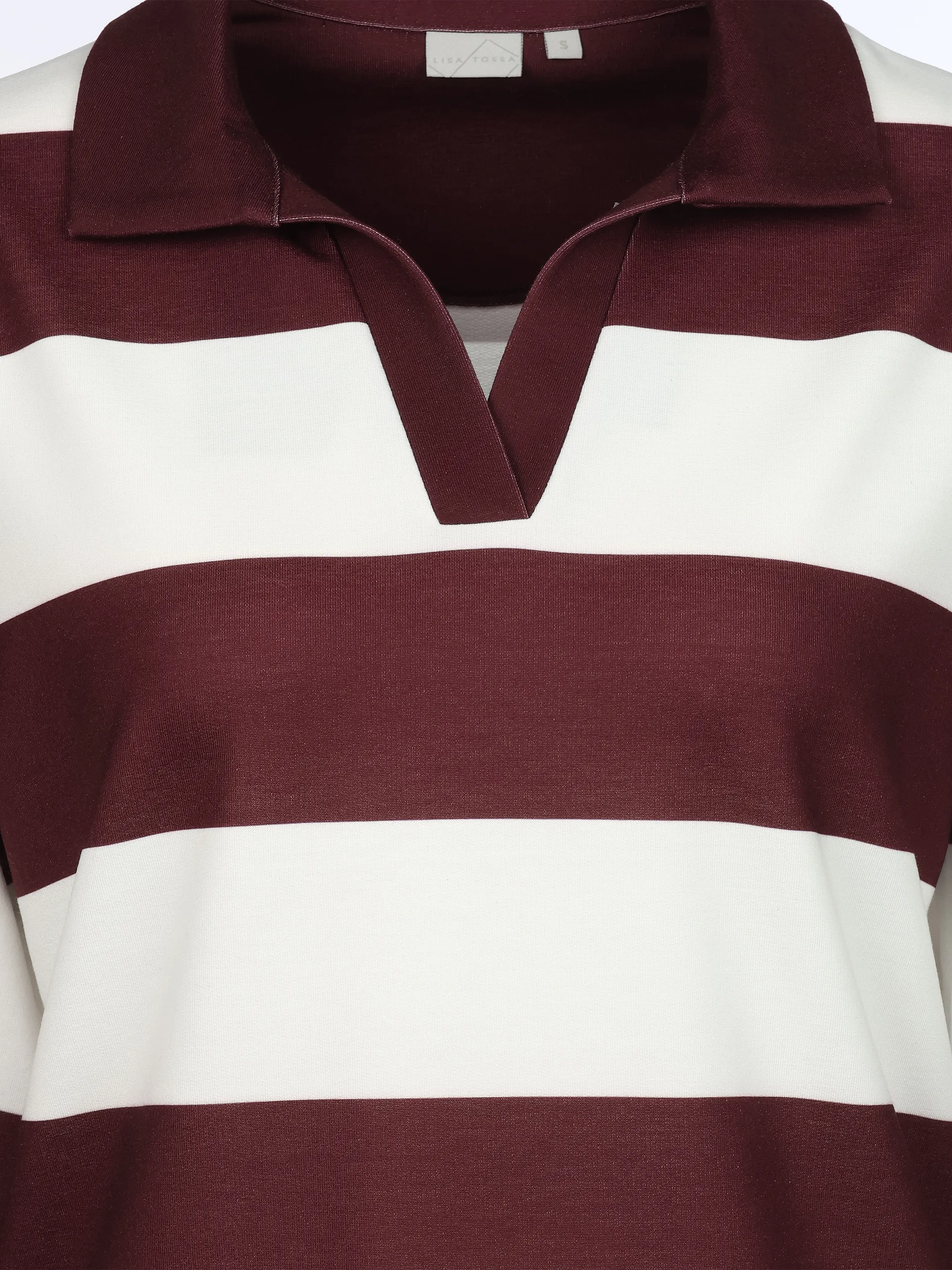 Lisa Tossa Da-Ringel-Poloshirt Lila 933518 FIG 3