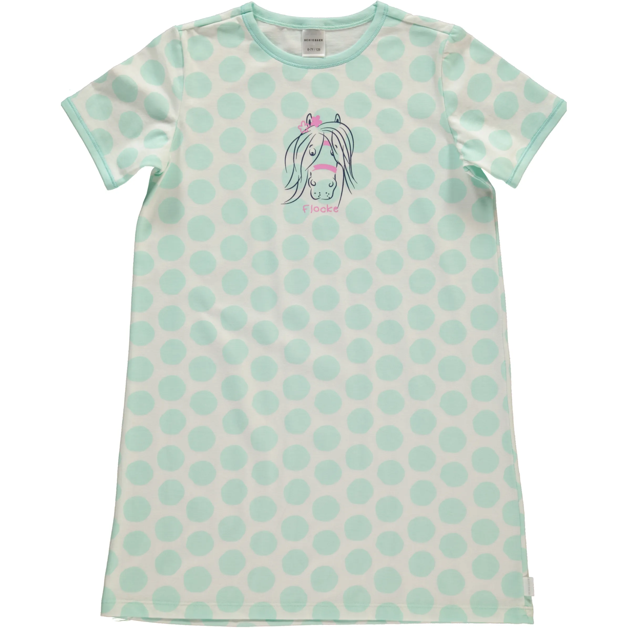 Schiesser 165771-708-098 Nachhemd  1/2 Blau 806419 708 1 Schiesser 165771-708-098 Nachhemd  1/2 Blau 806419 708 1