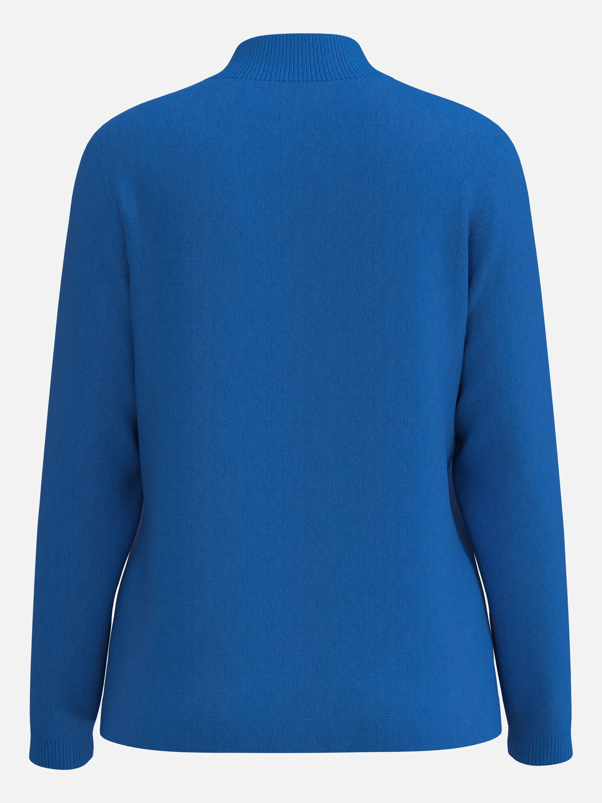 Sure Da-Pullover Stehkragen uni CL Blau 930043 BLUE 2