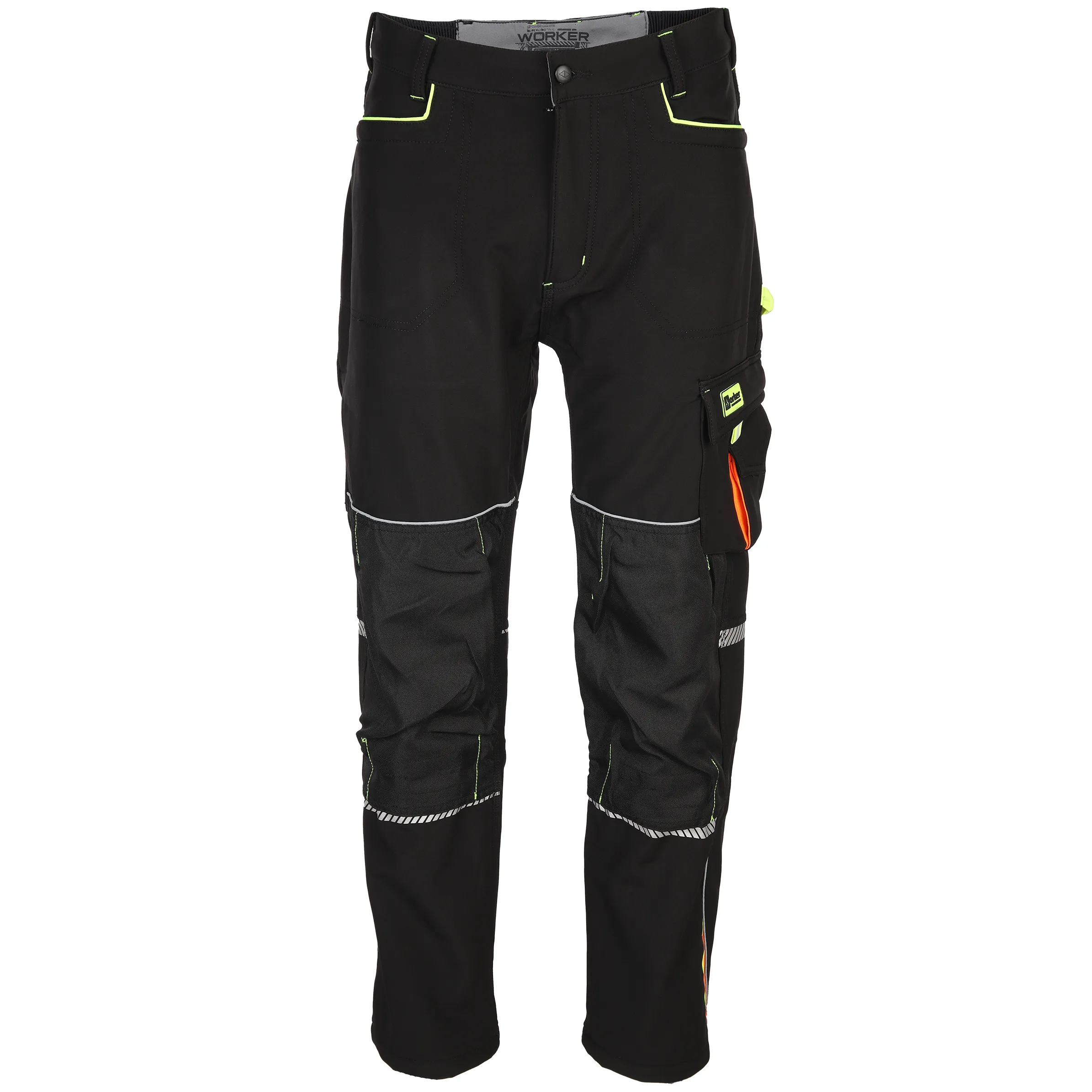 Worker He. Softshell-Arbeitshose Schwarz 882932 BLACK 1