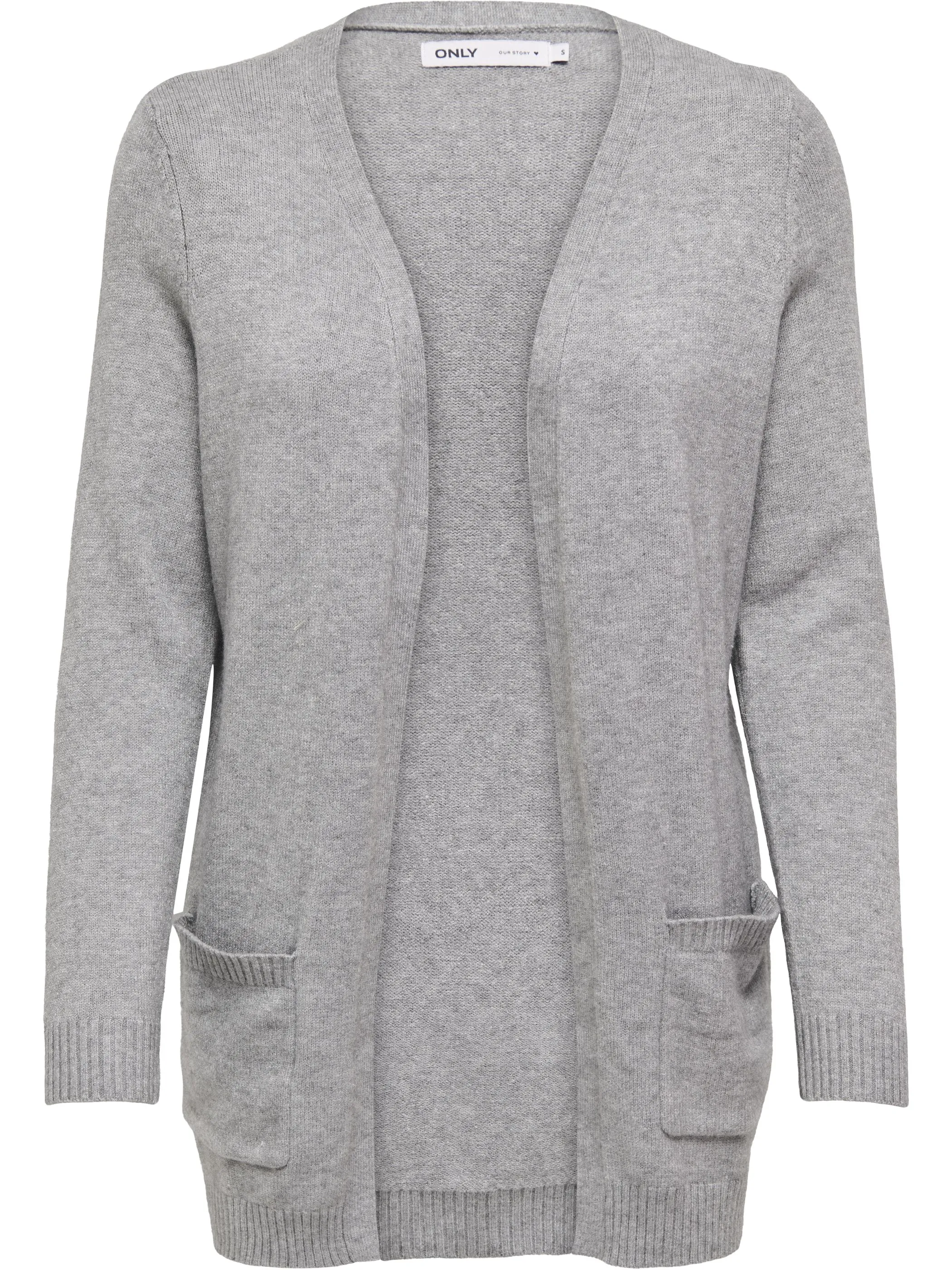 Only 15174274 ONLLESLY L/S OPEN CAR Grau 827401 292096001 1