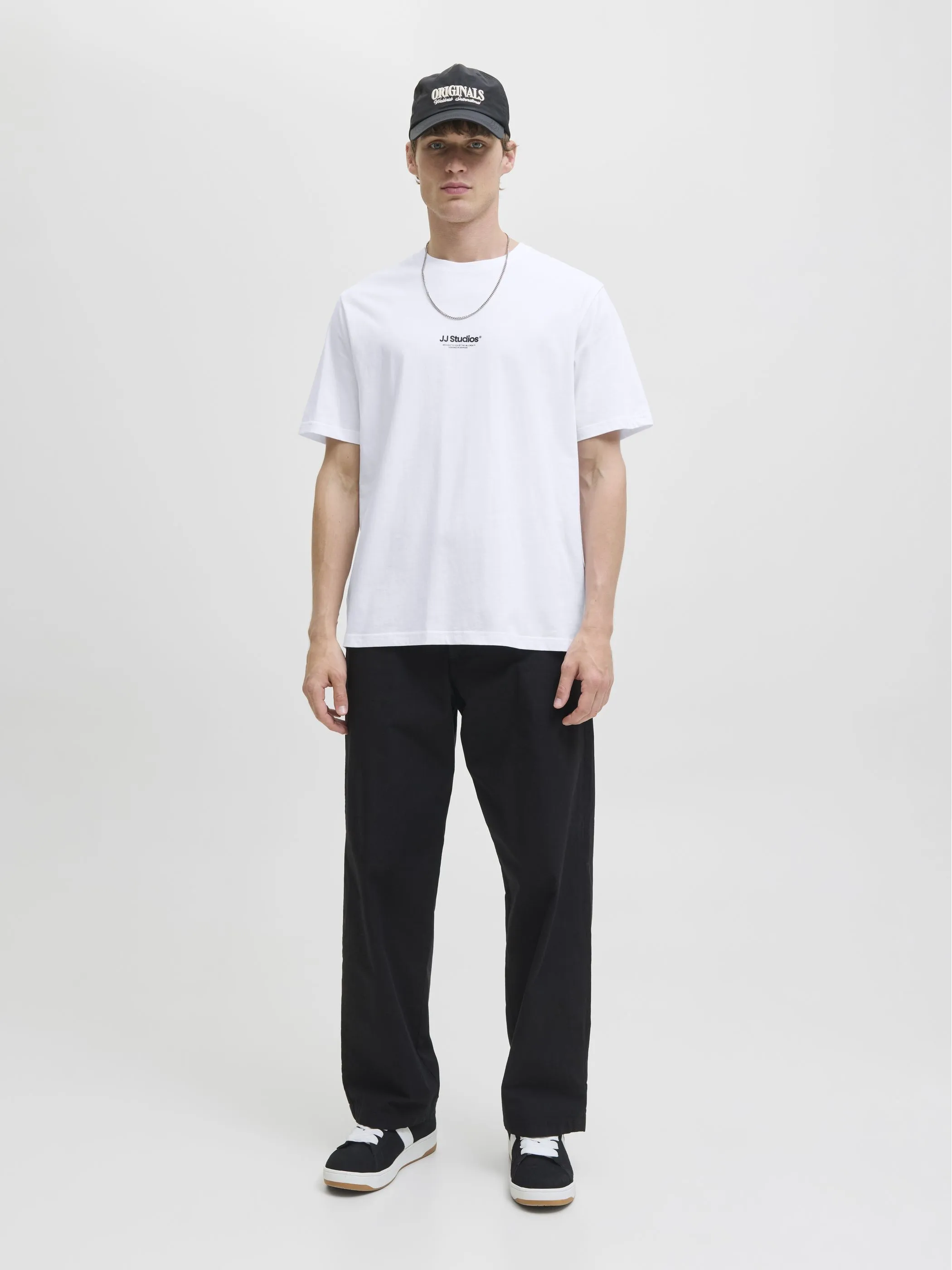 Jack Jones 12278787 JJESOHO TEE SS CREW N Weiß 912425 178074 4