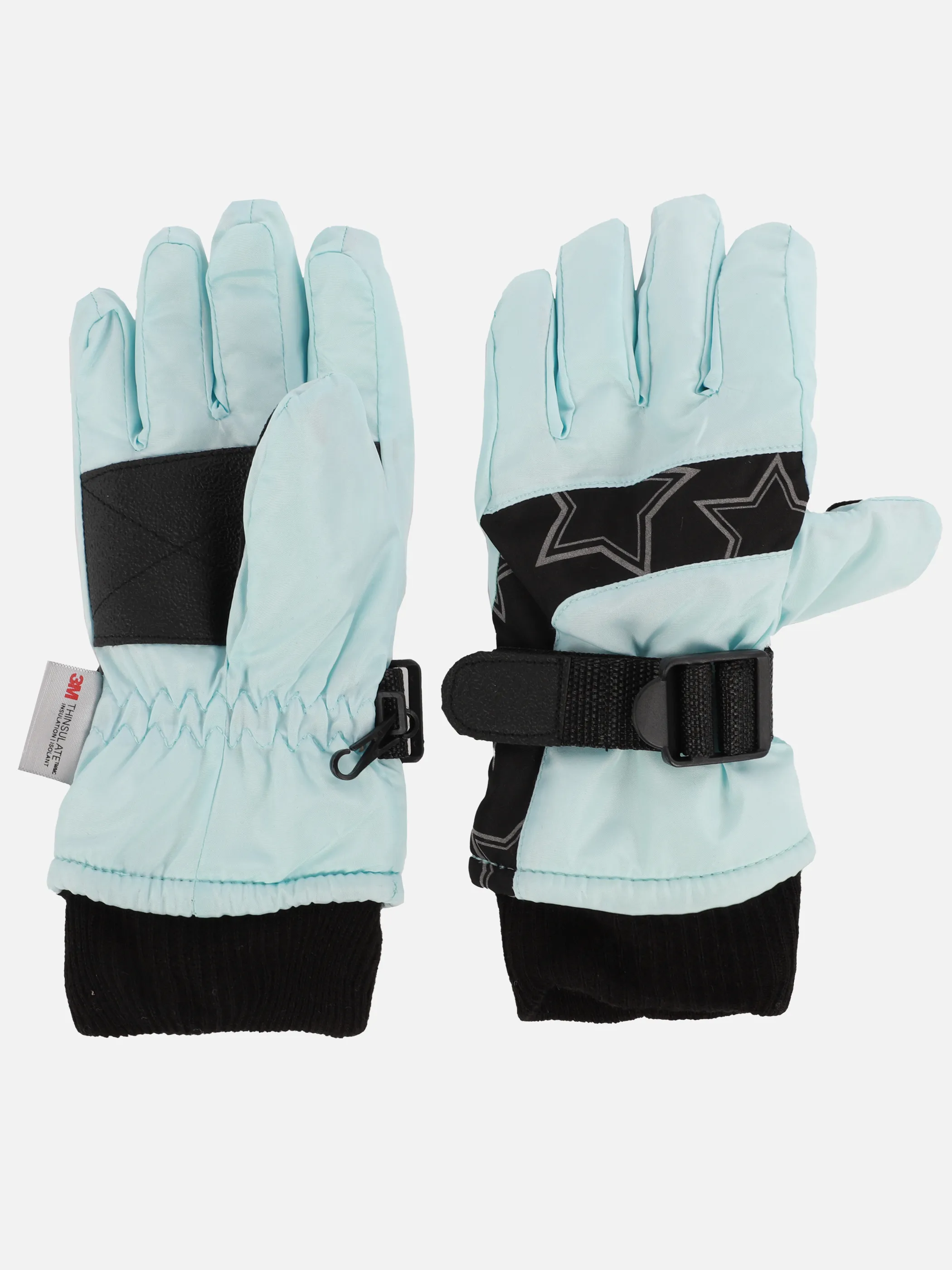 Grinario Sports Ki-Mädchen Skihandschuhe Blau 899586 ICEBLUE 2 Grinario Sports Ki-Mädchen Skihandschuhe Blau 899586 ICEBLUE 2