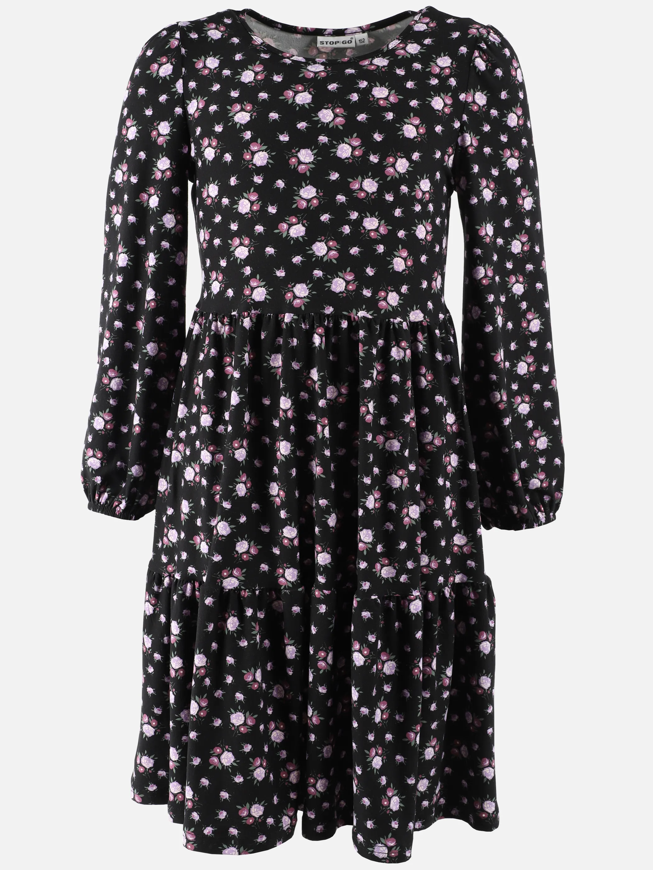 Stop + Go Jugendliche Mädchen Kleid mit bunten Blumen AOP/ Bunt 898722 BUNT 1 Stop + Go Jugendliche Mädchen Kleid mit bunten Blumen AOP/ Bunt 898722 BUNT 1