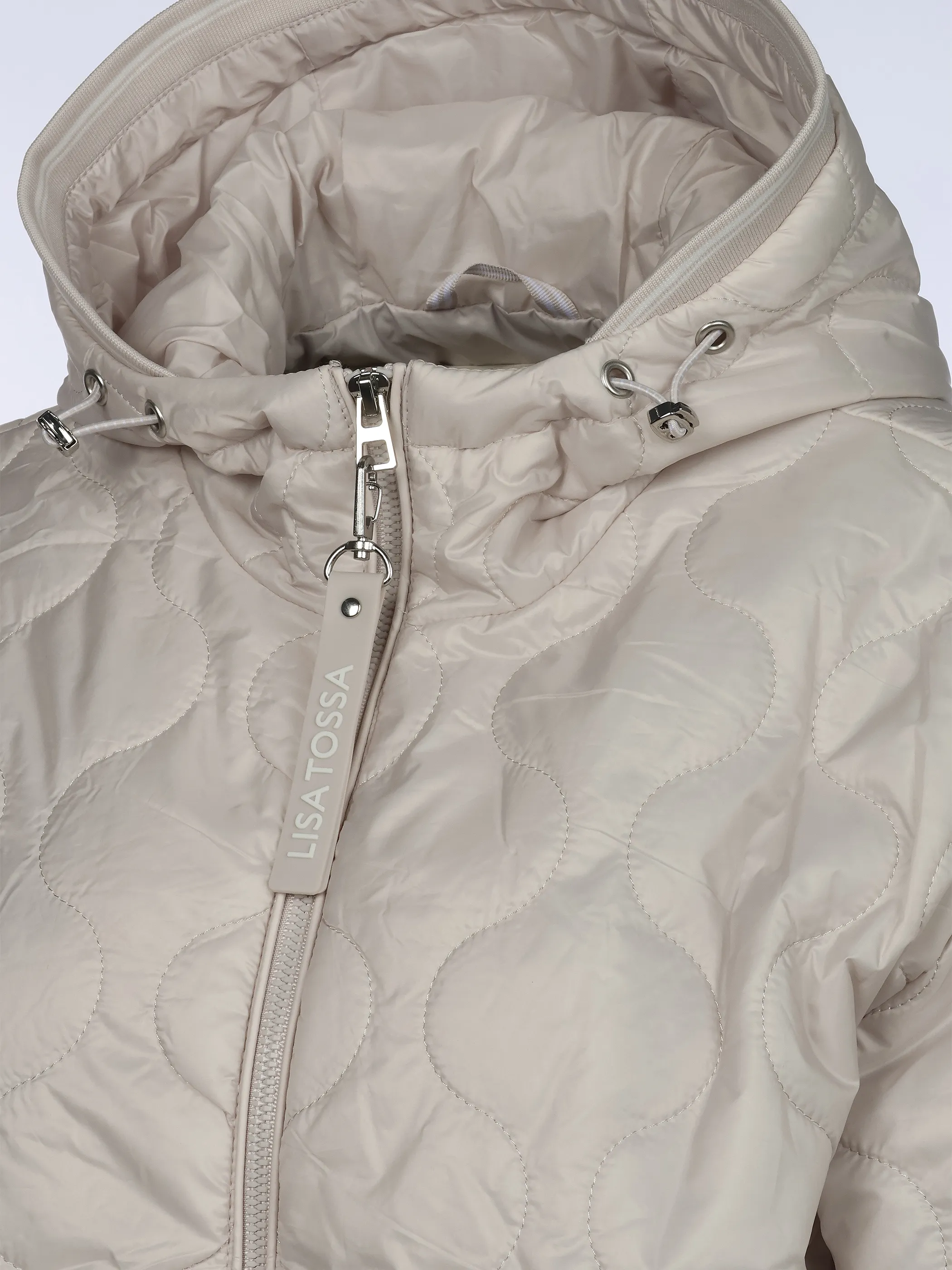 Lisa Tossa Da-Jacke, gesteppt m. Kapuze Beige 920189 FRENCH OAK 4