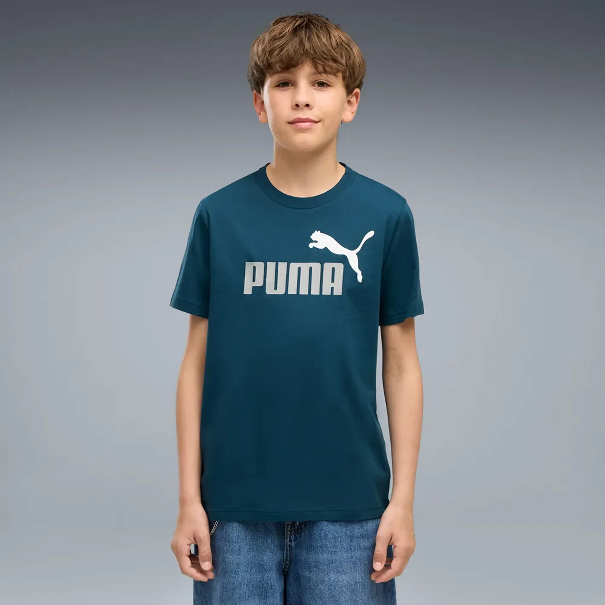 Puma 685778-36 TB-T-Shirt ESS 2 COLOR NO. 1 LOGO Türkis 931709 36 1