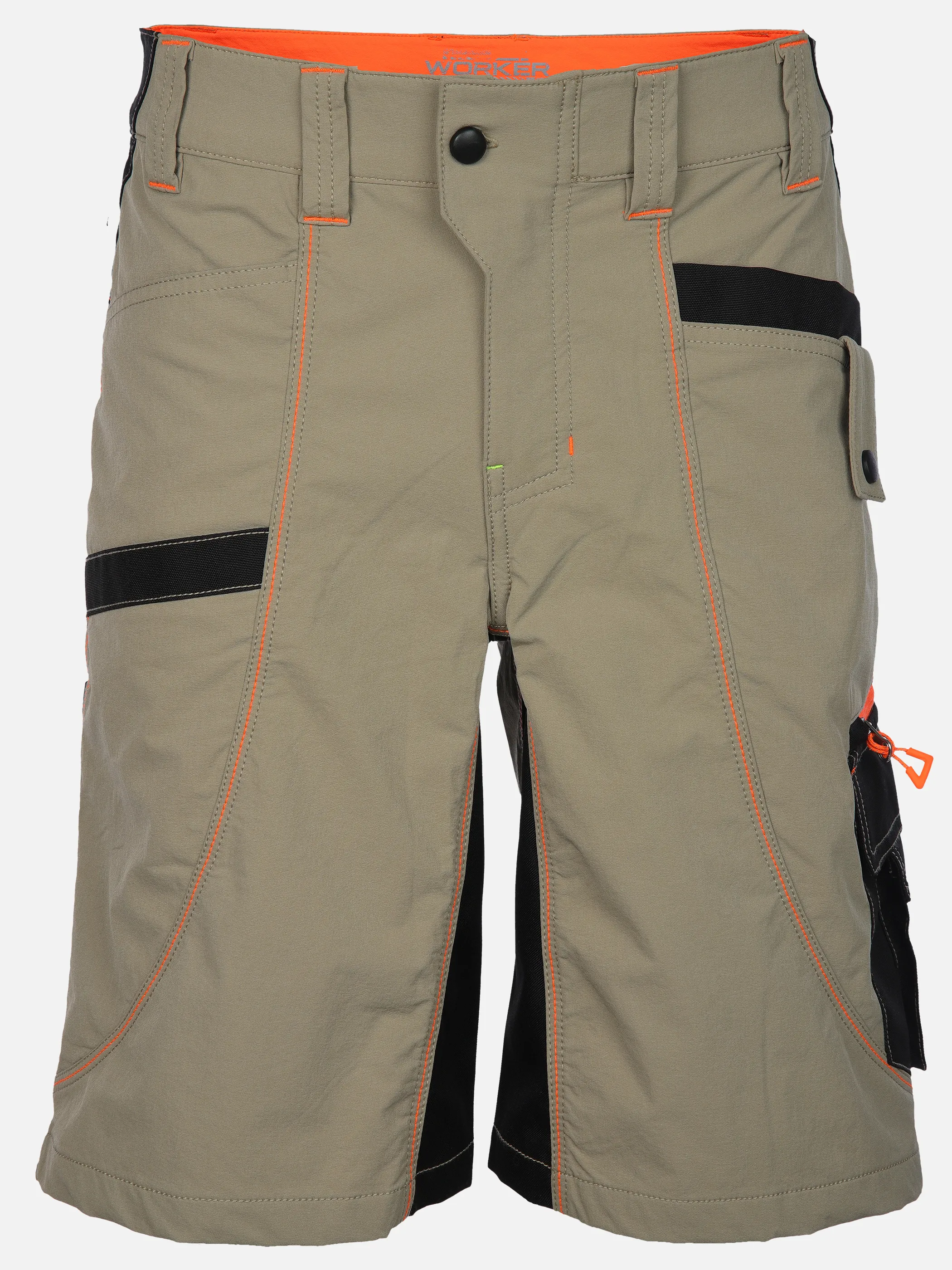 Worker He. Arbeitsshort 4-Wege Stretch Beige 906260 CAMEL 1