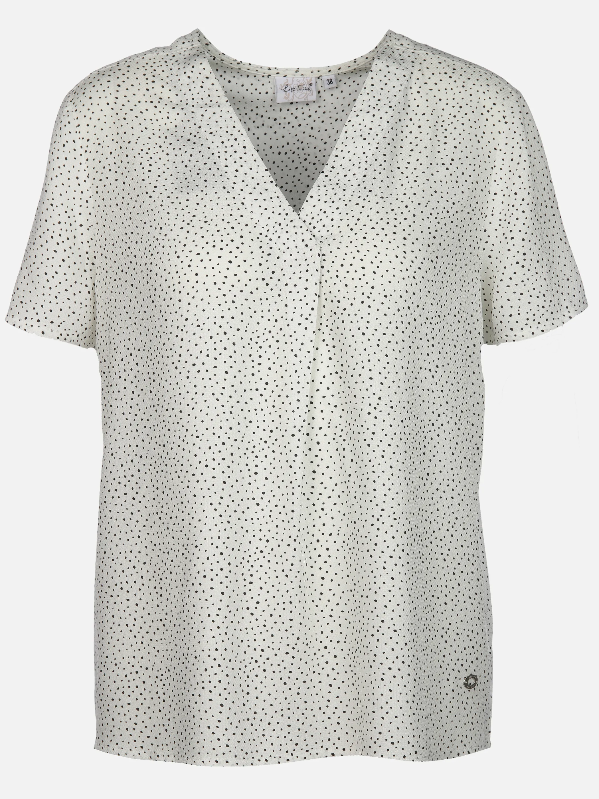 Lisa Tossa Da-Bluse 1/2 Arm Weiß 905656 WE/SW 1
