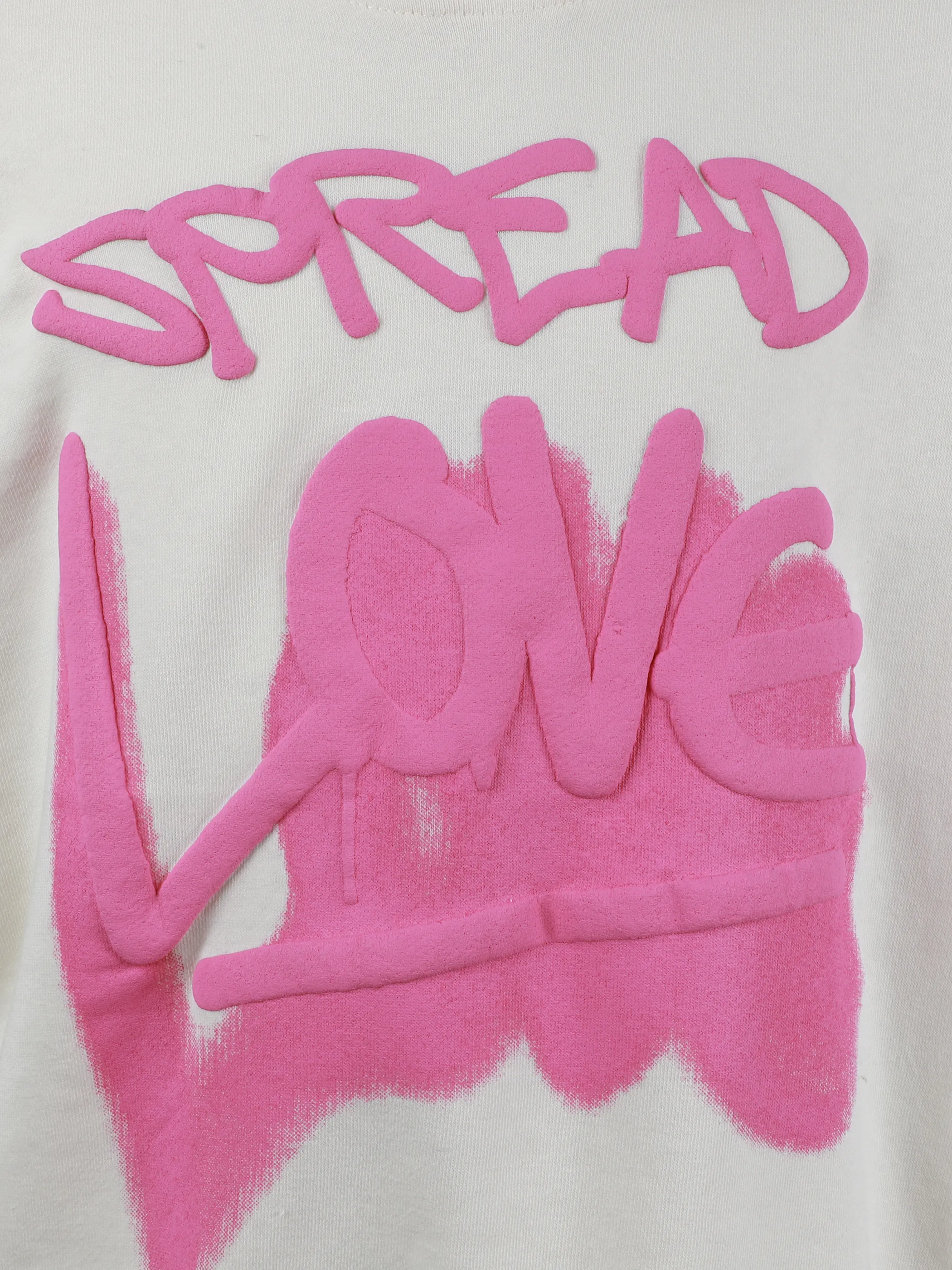 One Way JM weißer Hoodie mit Graffiti Schriftzug in pink Weiß 907749 OFFWHITE 3 One Way JM weißer Hoodie mit Graffiti Schriftzug in pink Weiß 907749 OFFWHITE 3