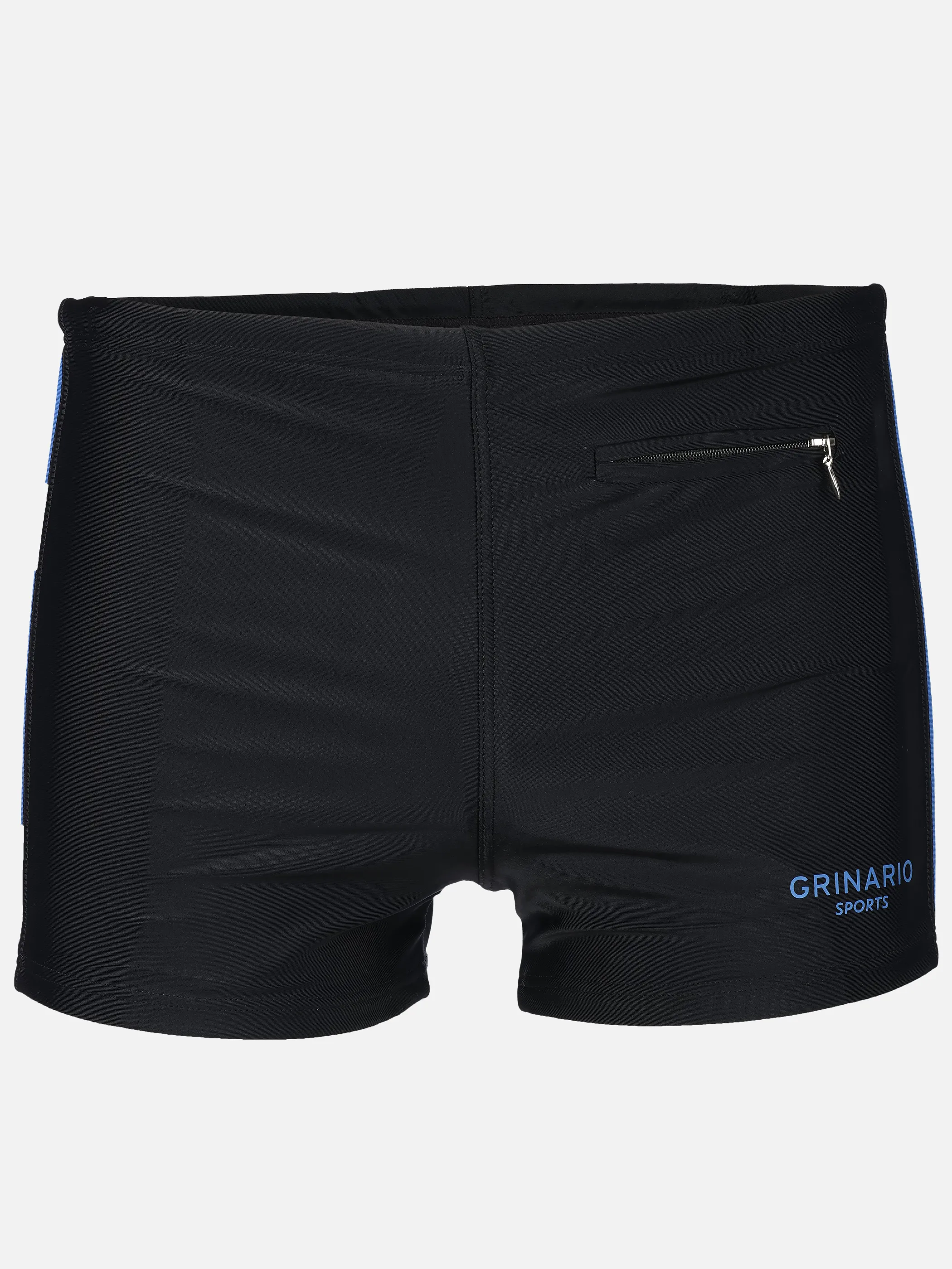 Grinario Sports He-Badehose, m. Fronttasche Schwarz 922541 BLACK 1