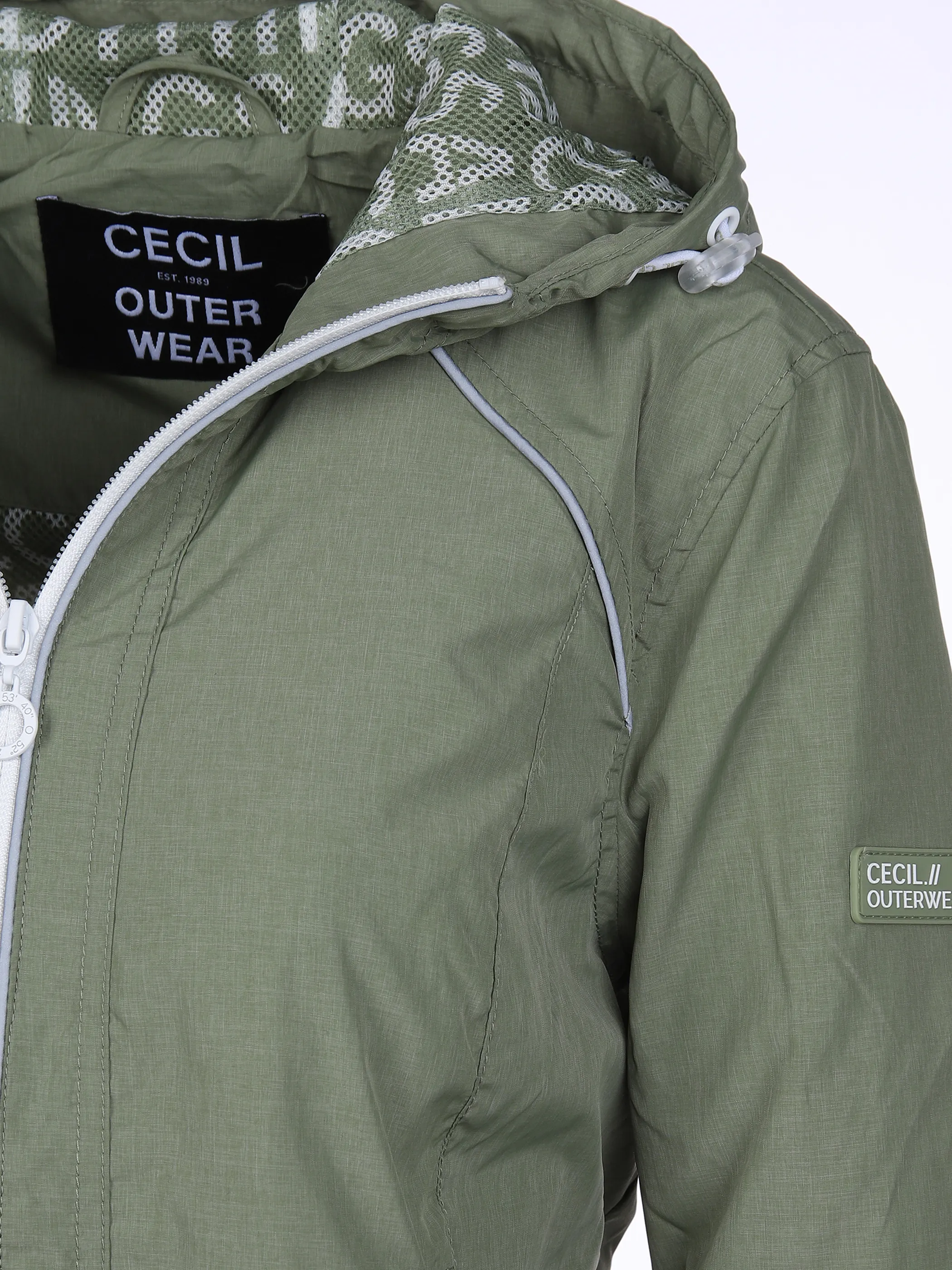 Cecil B201647 TOS Melange Windbreake Grün 864347 23415 3
