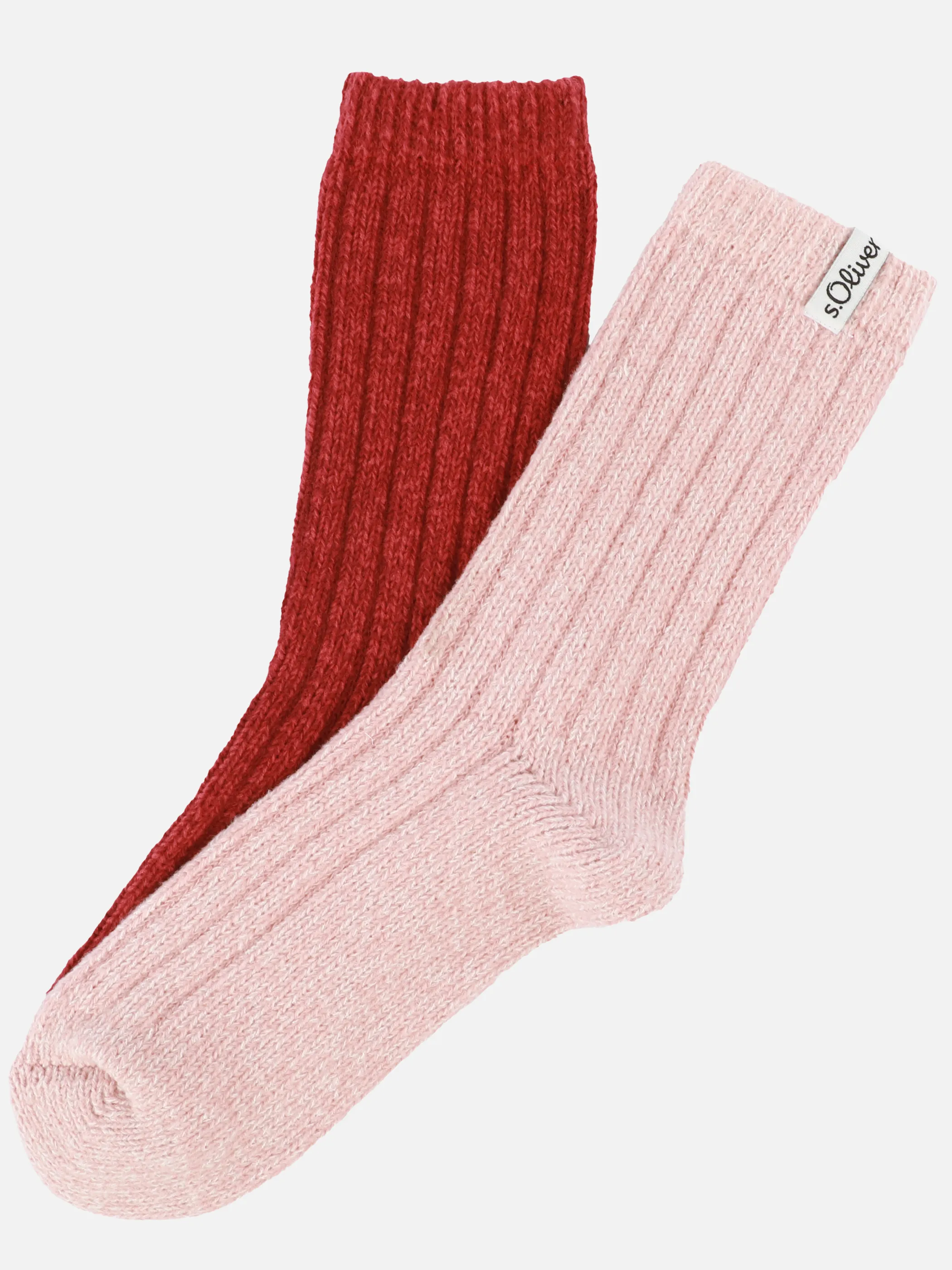 s.Oliver S20742 Warm & Cozy sustainable Socke 2er Rosa 898903 4231 1