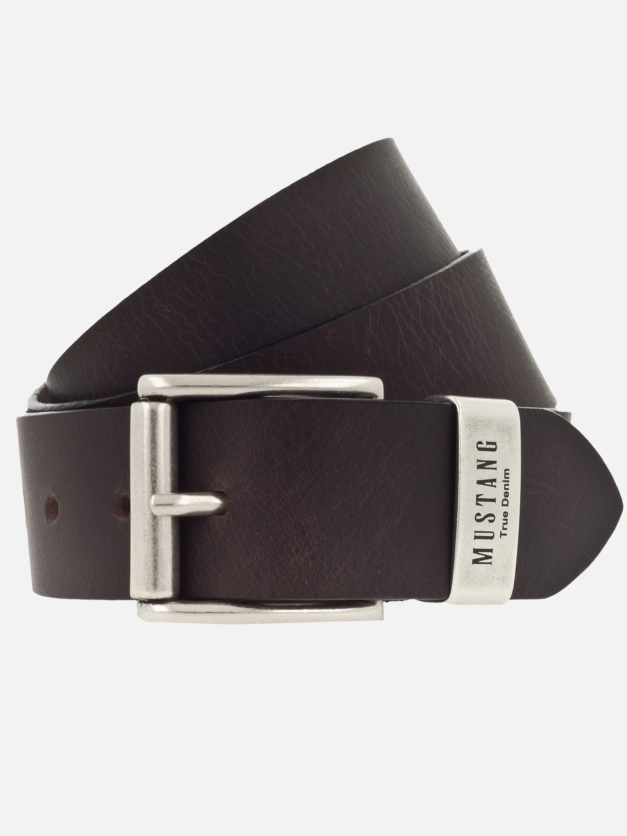 Mustang MG2104R04 40 mm Ledergürtel Q. Braun 885642 0680 1