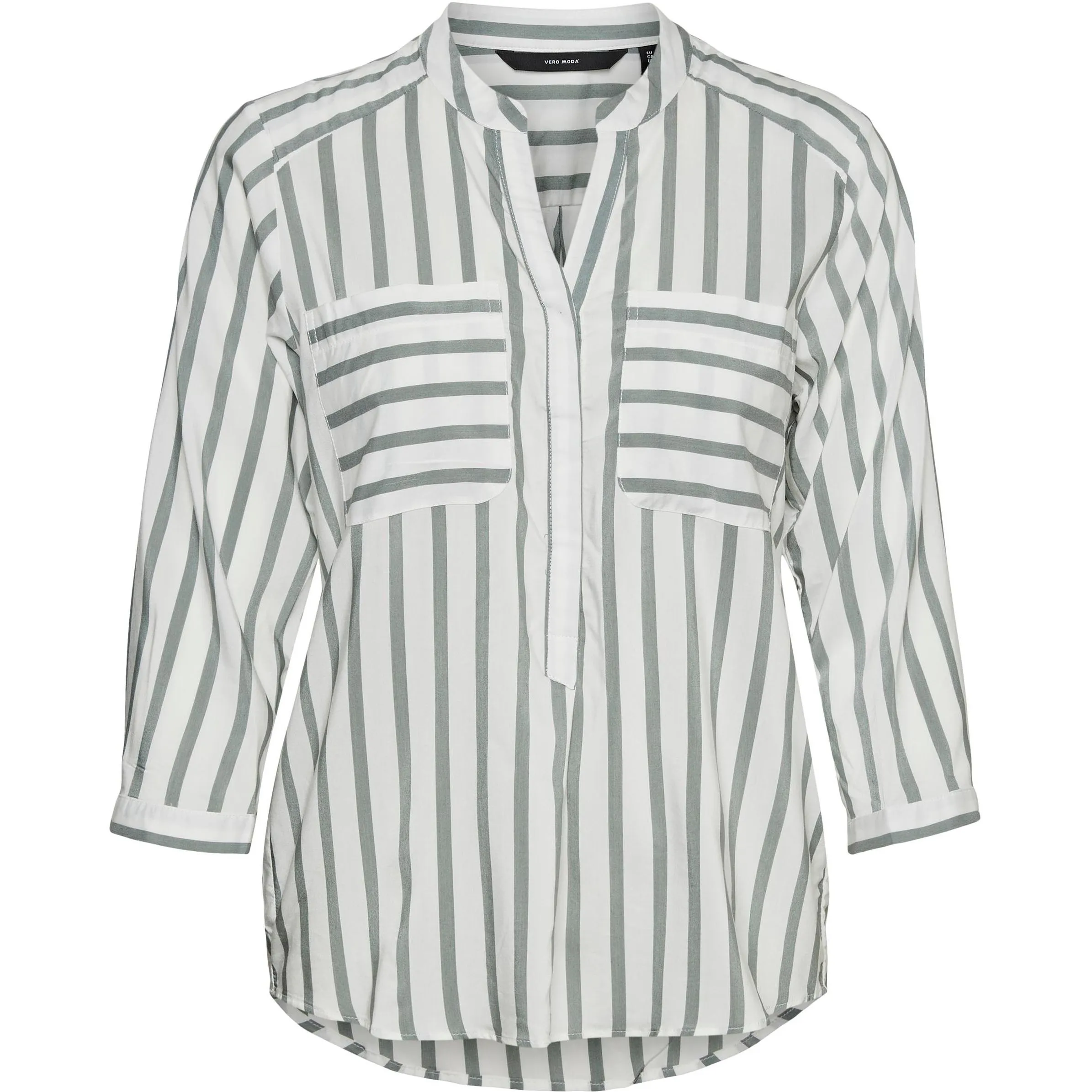 Vero Moda 10188642 VMERIKA STRIPE 3/4 SH Weiß 773517 175598077 1 Vero Moda 10188642 VMERIKA STRIPE 3/4 SH Weiß 773517 175598077 1