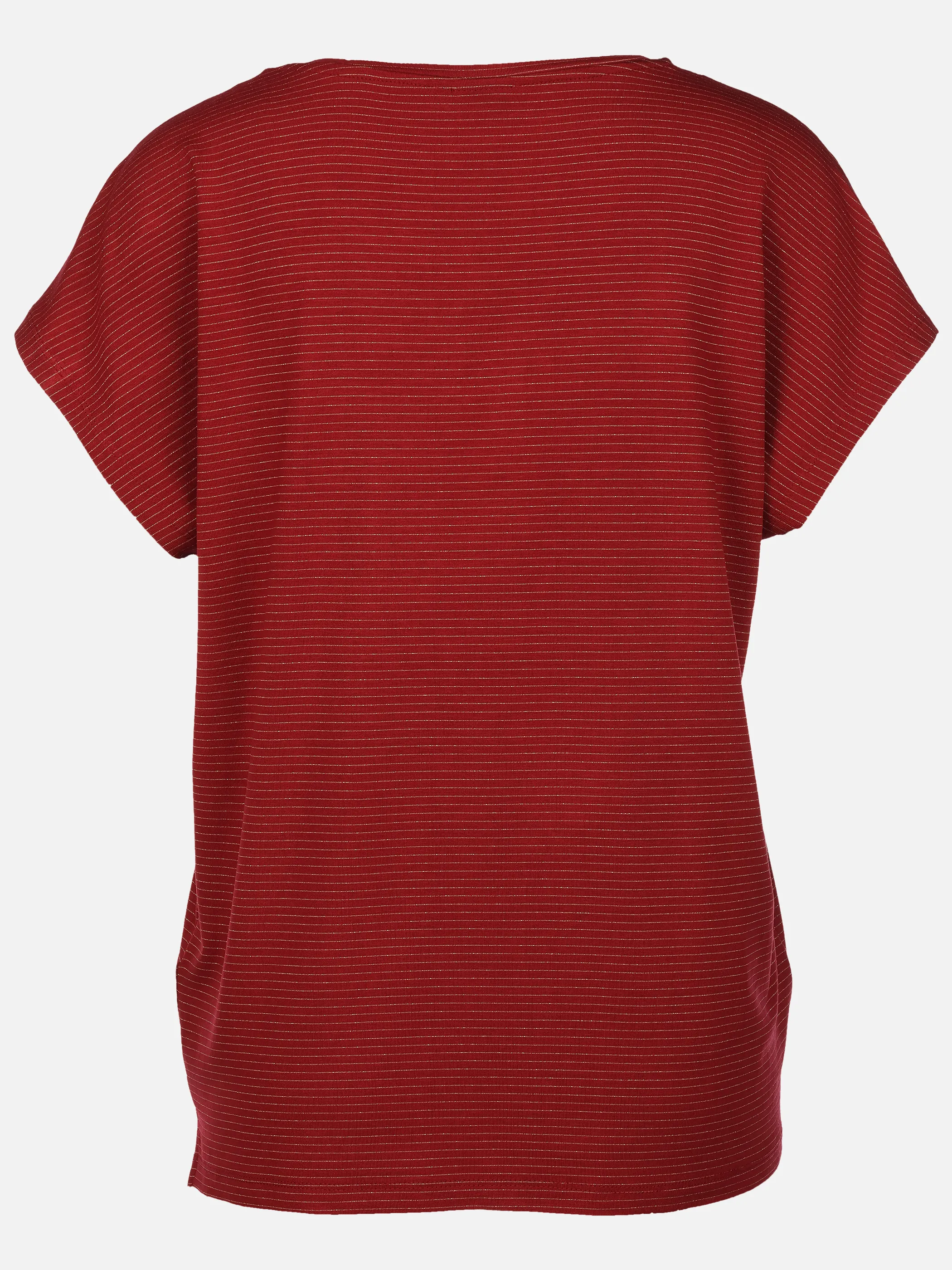 Lisa Tossa Da-T-Shirt m. Lurexstreifen Rot 922070 RHUBARB 2