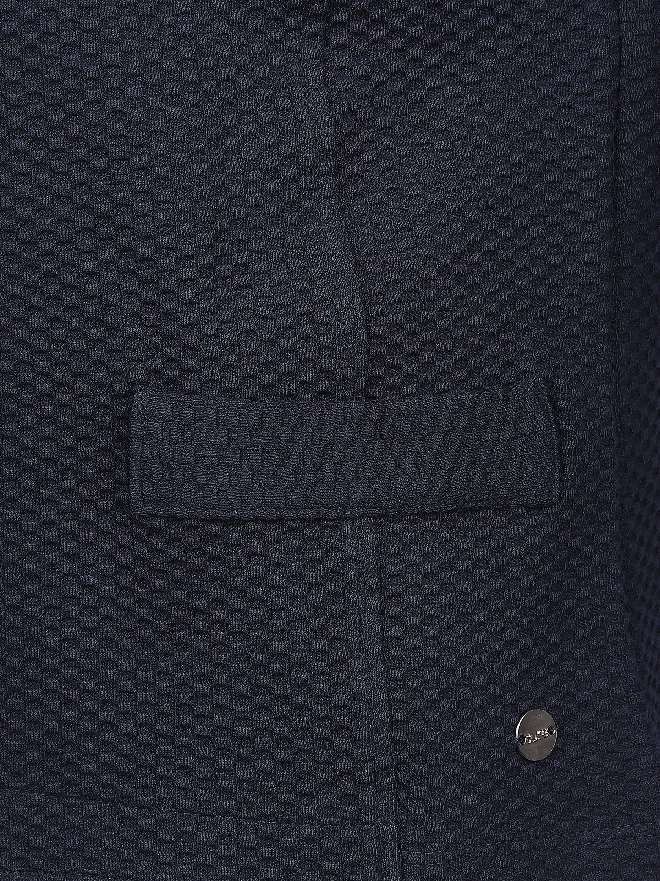 Sure Da-Jacquard-Cardigan 3/4 Arm Blau 852296 MARINE BLU 3