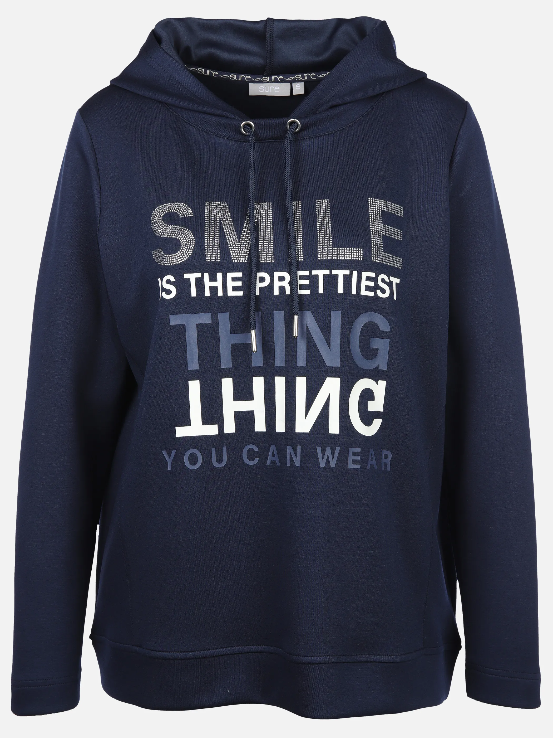 Sure Da-Sweatshirt m. Kapuze Marine 906621 SAPPHIRE 1 Sure Da-Sweatshirt m. Kapuze Marine 906621 SAPPHIRE 1