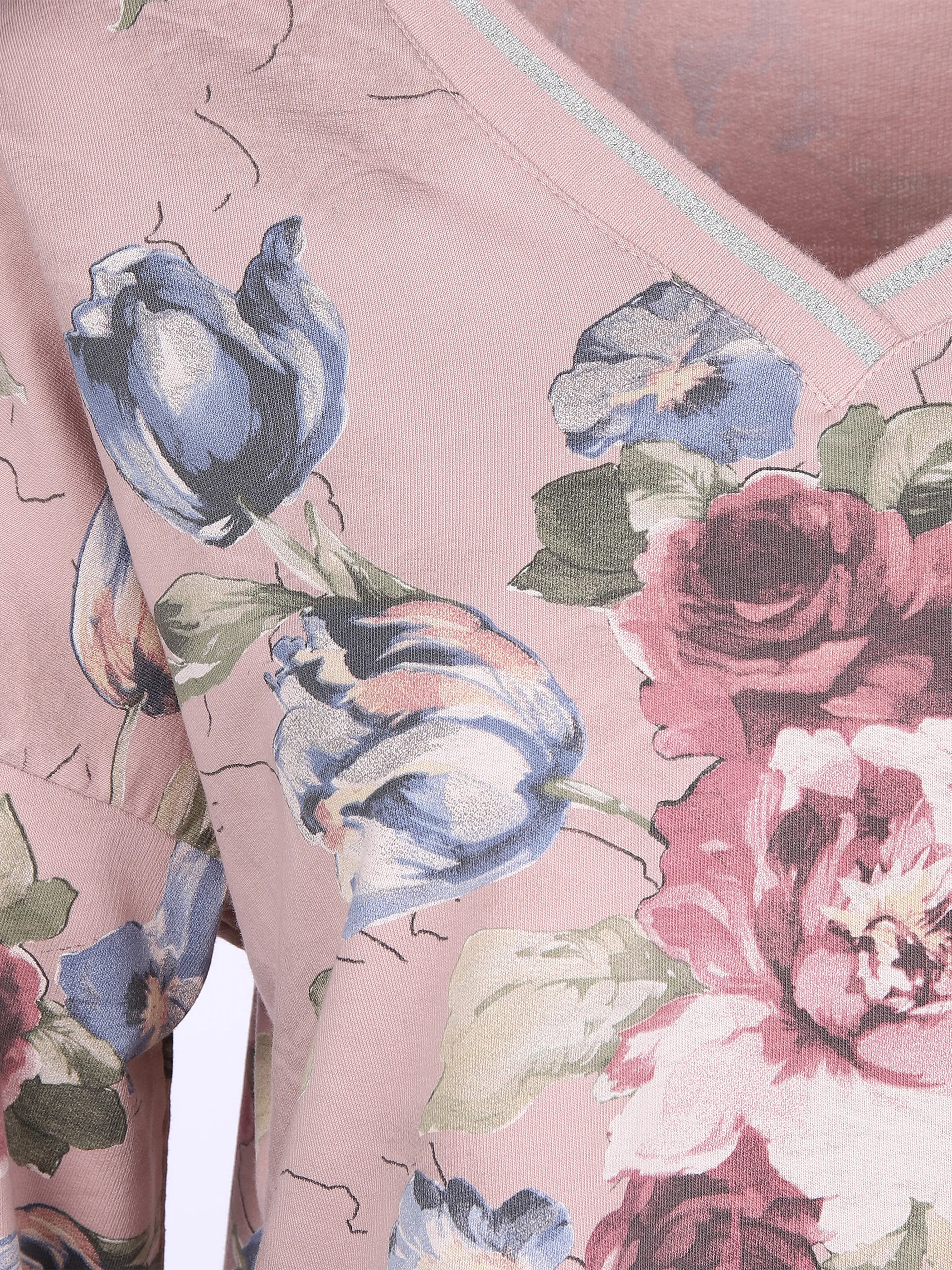 Sure Da-Shirt m. Blumenprint Rosa 862773 ROSE 3