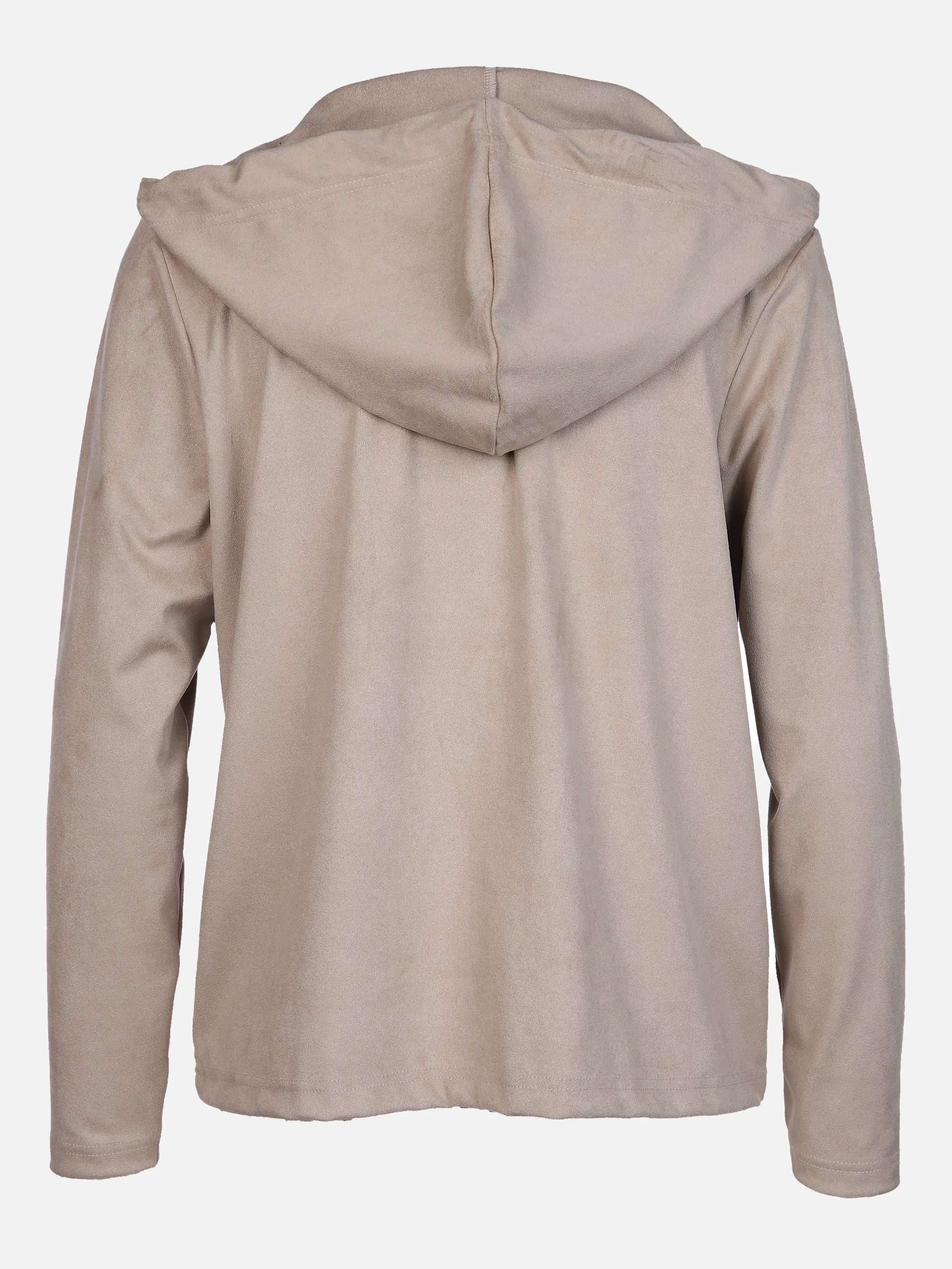 Lisa Tossa Da-Sweatjacke in Veloursoptik Braun 863995 SAND 2