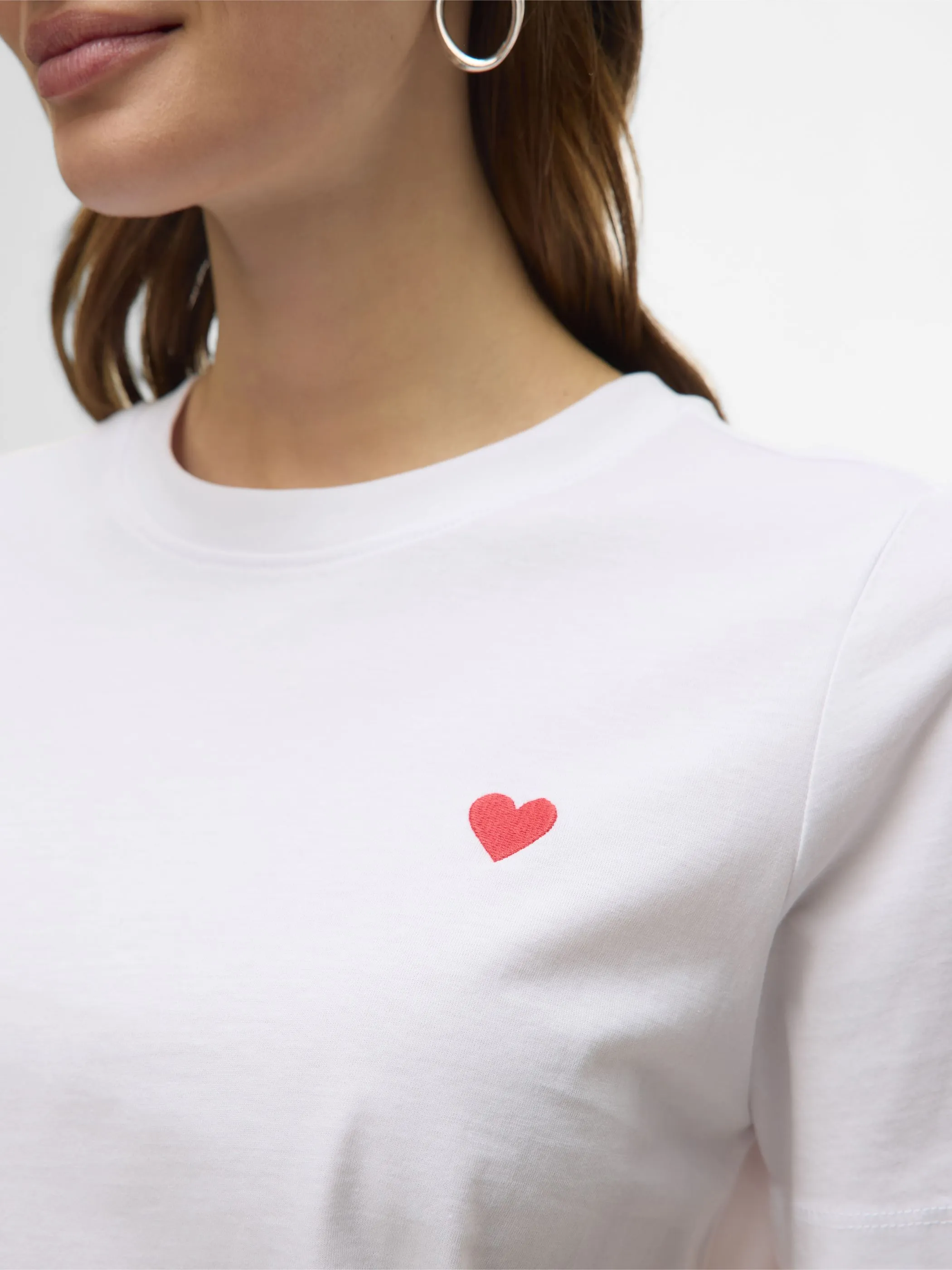 Vero Moda 10316991 VMPAULINA SS T-SHIRT Weiß 913155 175683005 4