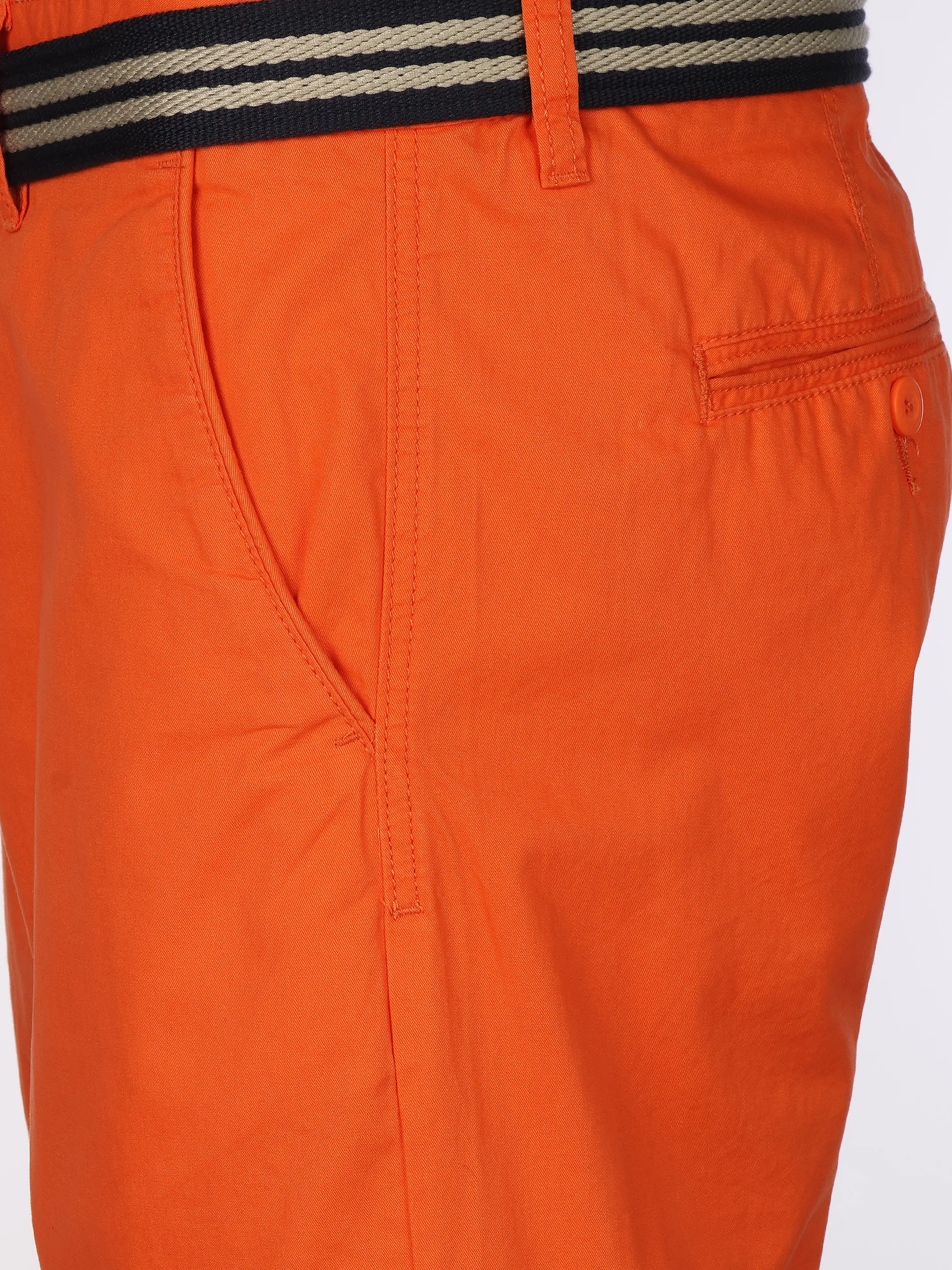 Jim Spencer He. Chino Bermuda m. Gürtel Orange 909479 28 ORANGE 4