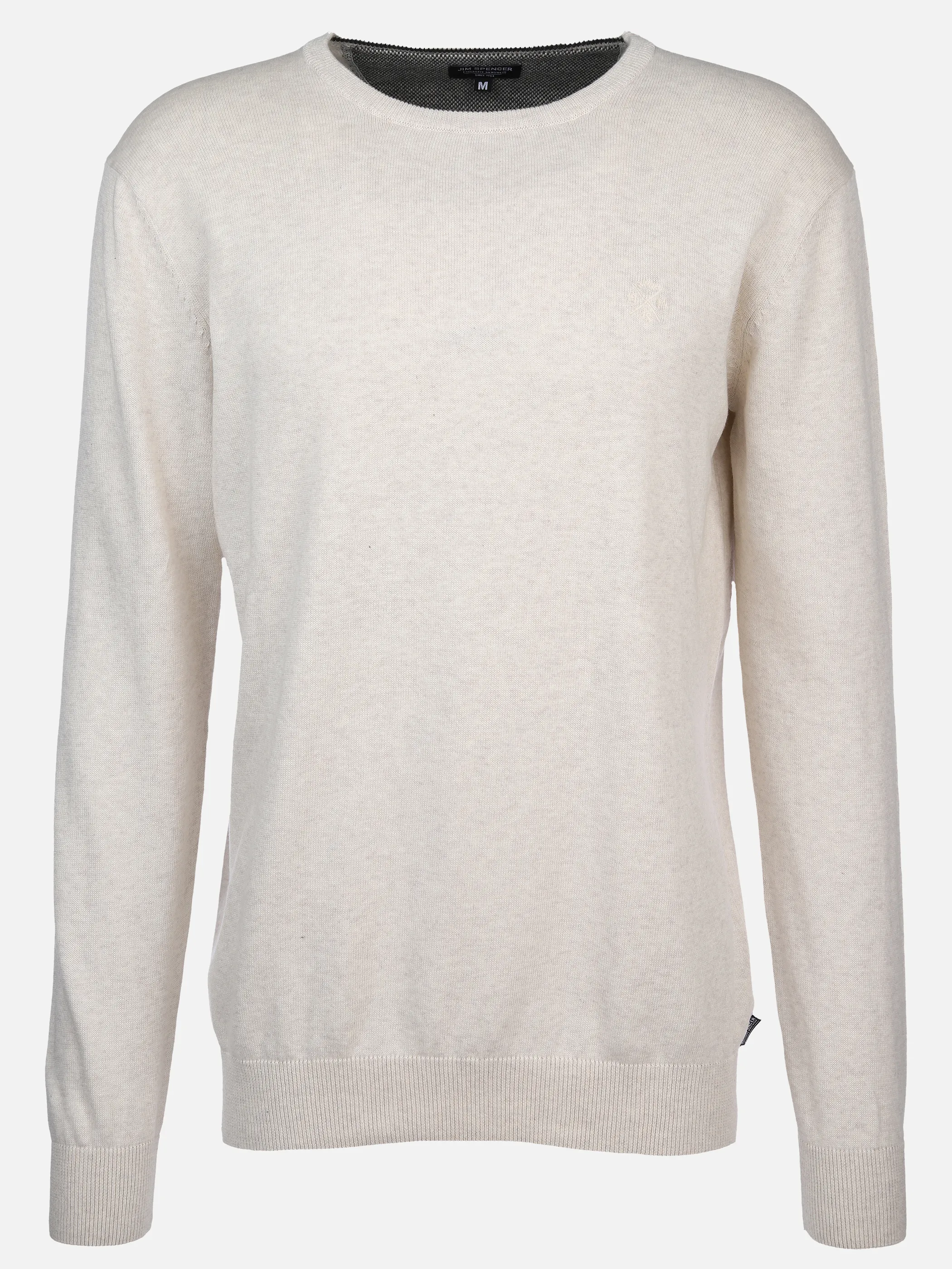 Jim Spencer He. Pullover uni seasonal RH Beige 882944 CREME 1