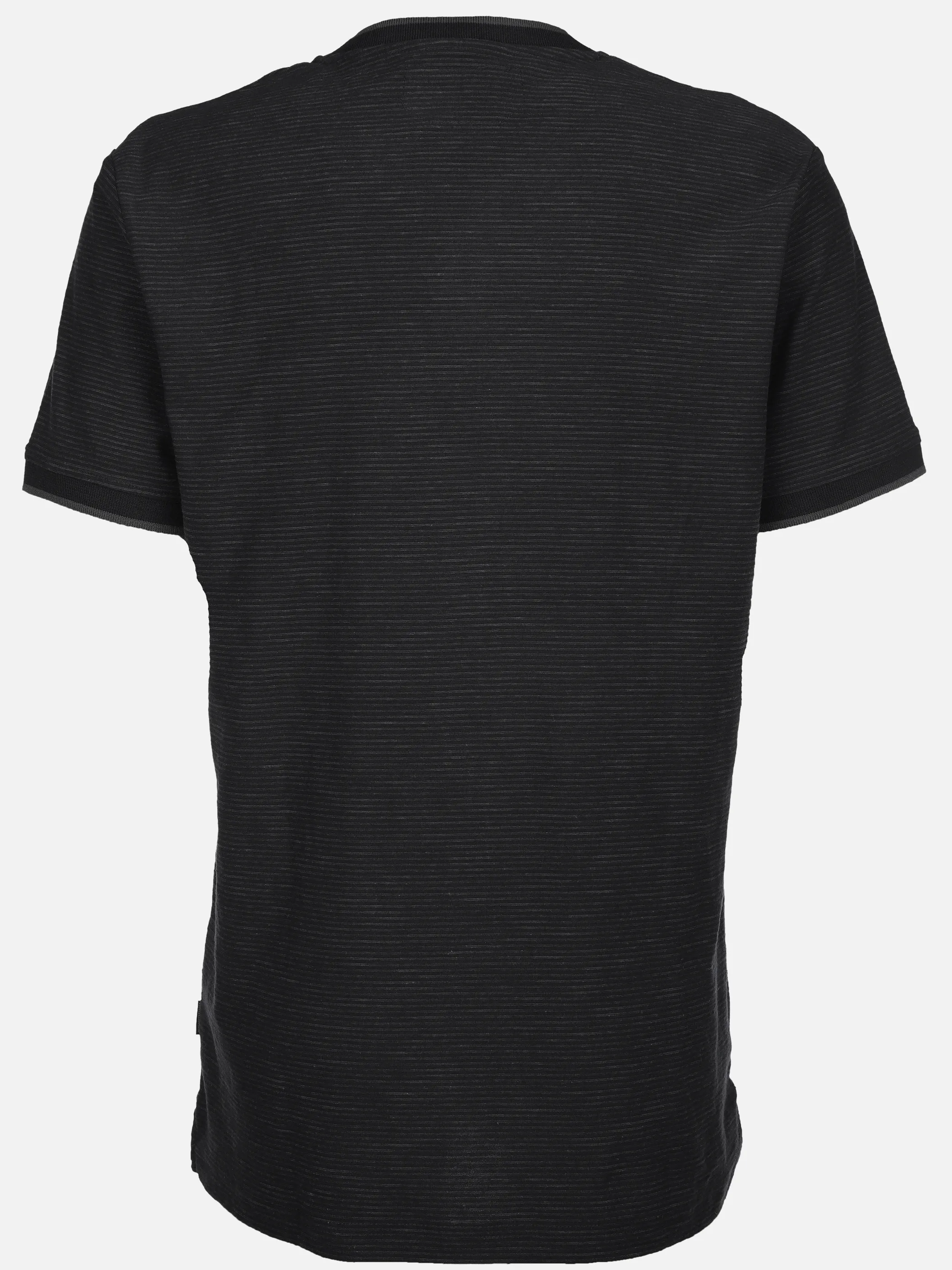 Jim Spencer He. Henleyshirt 1/2 Arm grindle Schwarz 910917 BLACK 2