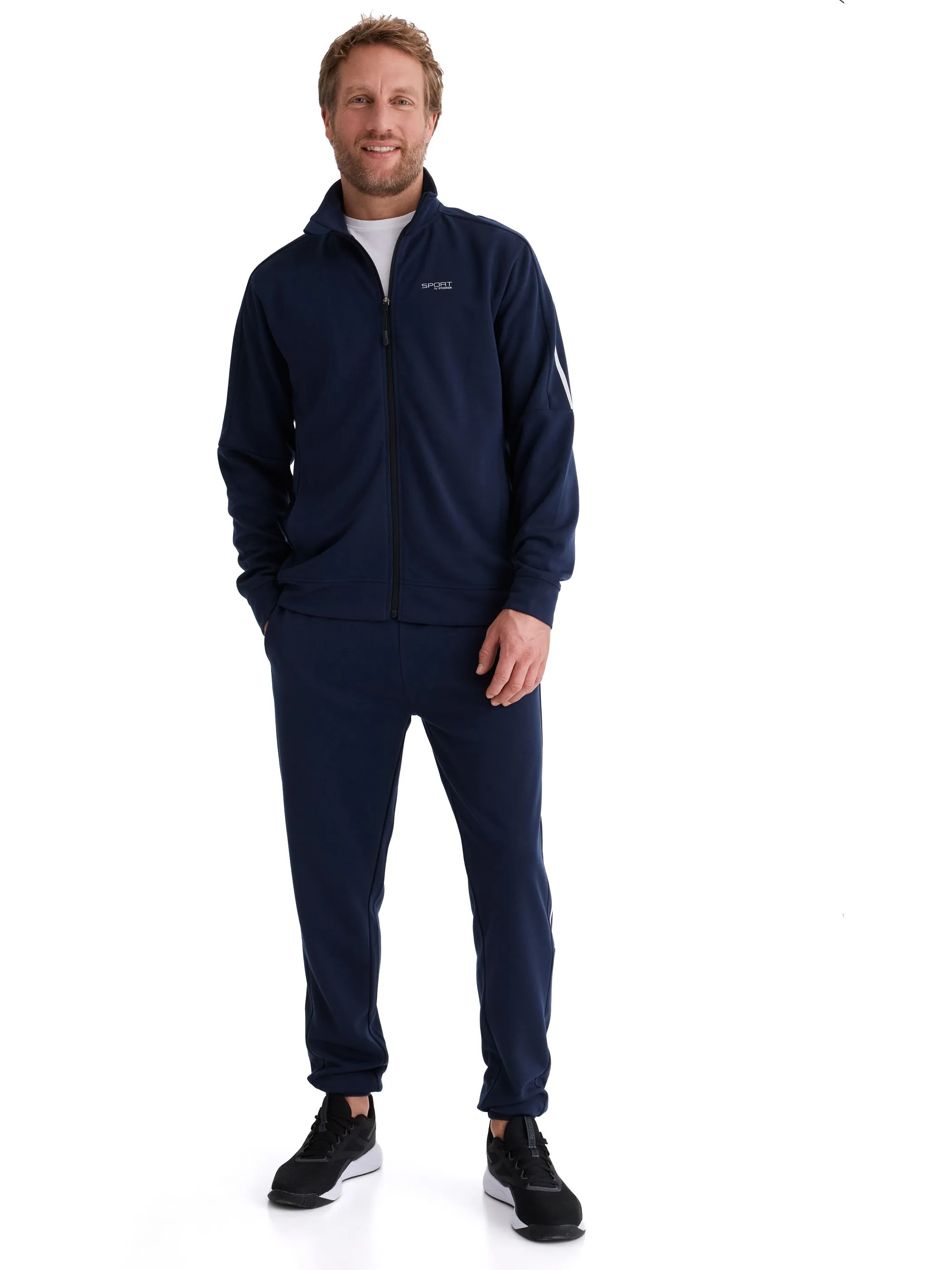 Stooker Athletic 06910280004800 He-Sweatjacke SYDNEY Blau 928268 4800 4