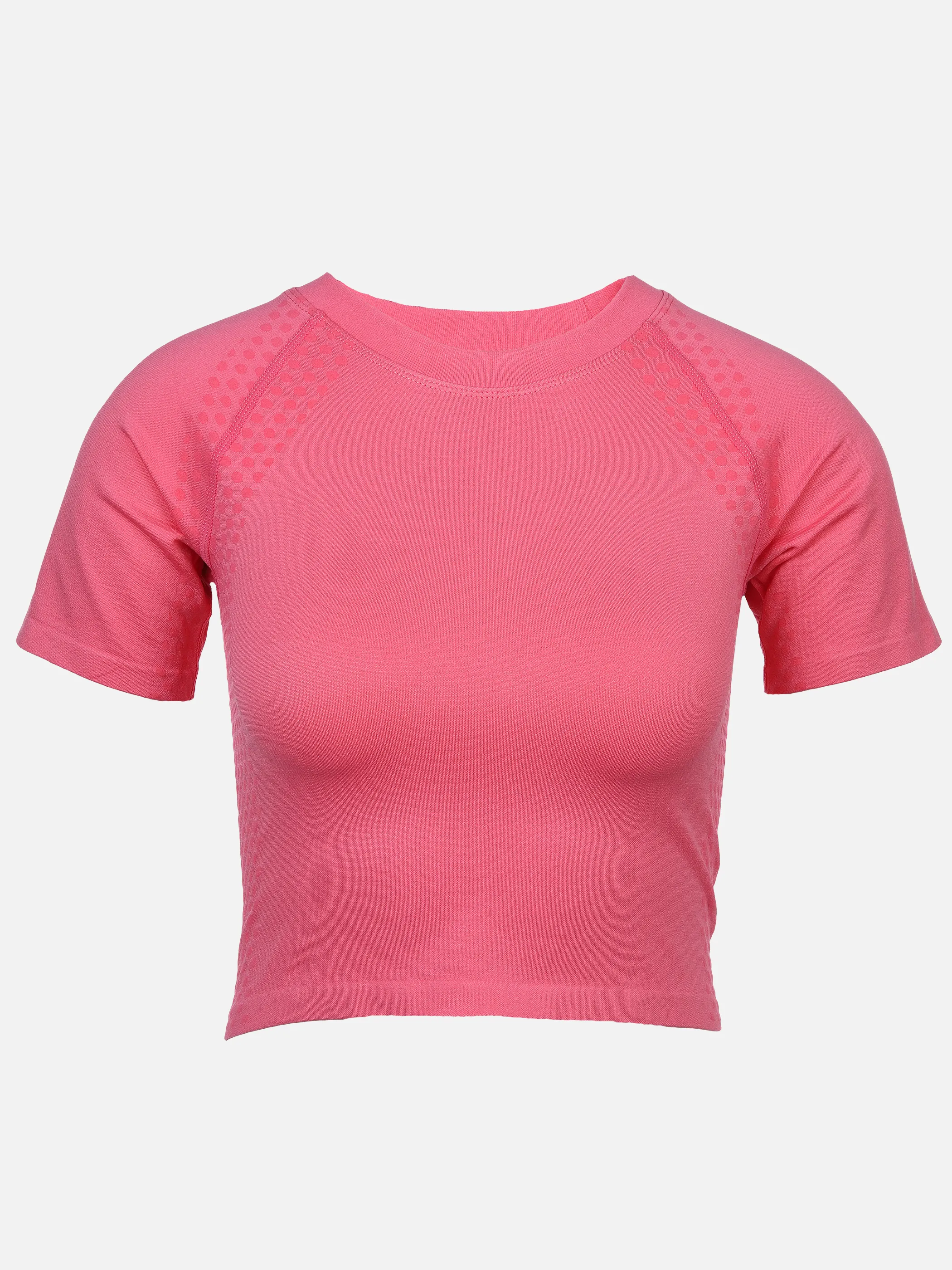 Grinario Sports Da- Seamless Crop-Top Pink 890073 17-198TCX 1 Grinario Sports Da- Seamless Crop-Top Pink 890073 17-198TCX 1