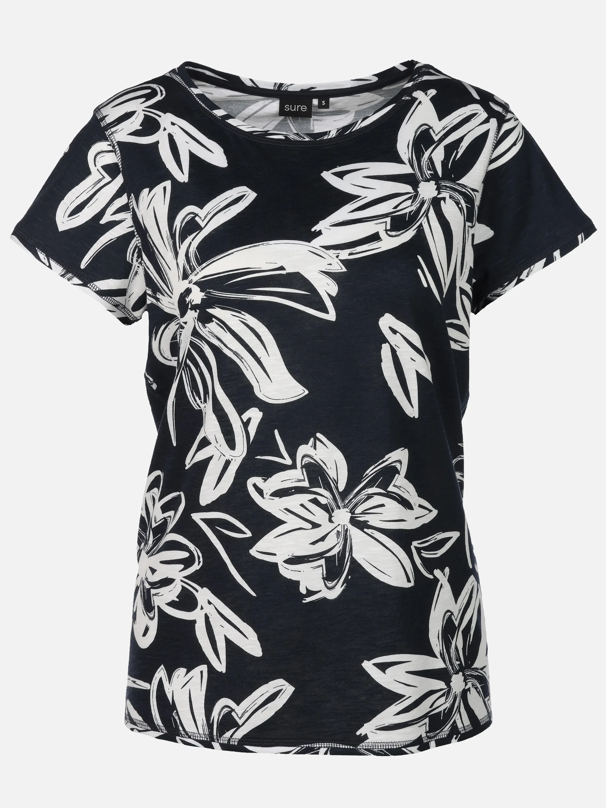 Sure Da-Print-T-Shirt Blau 922187 SAPPHIRE 1