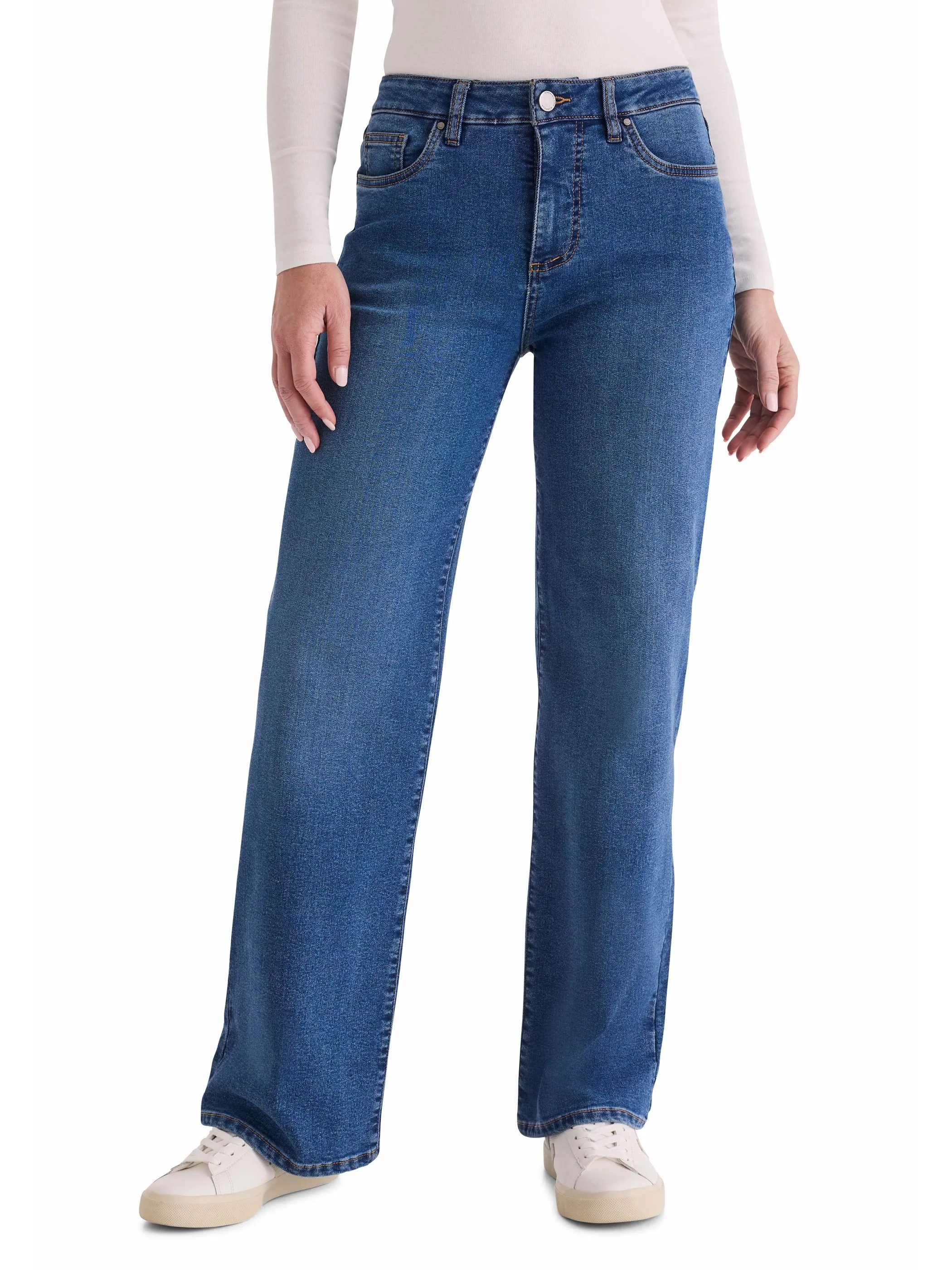 Stooker DOB 22420030557931 Da. Hosen lang, Blau 936931 7931 1