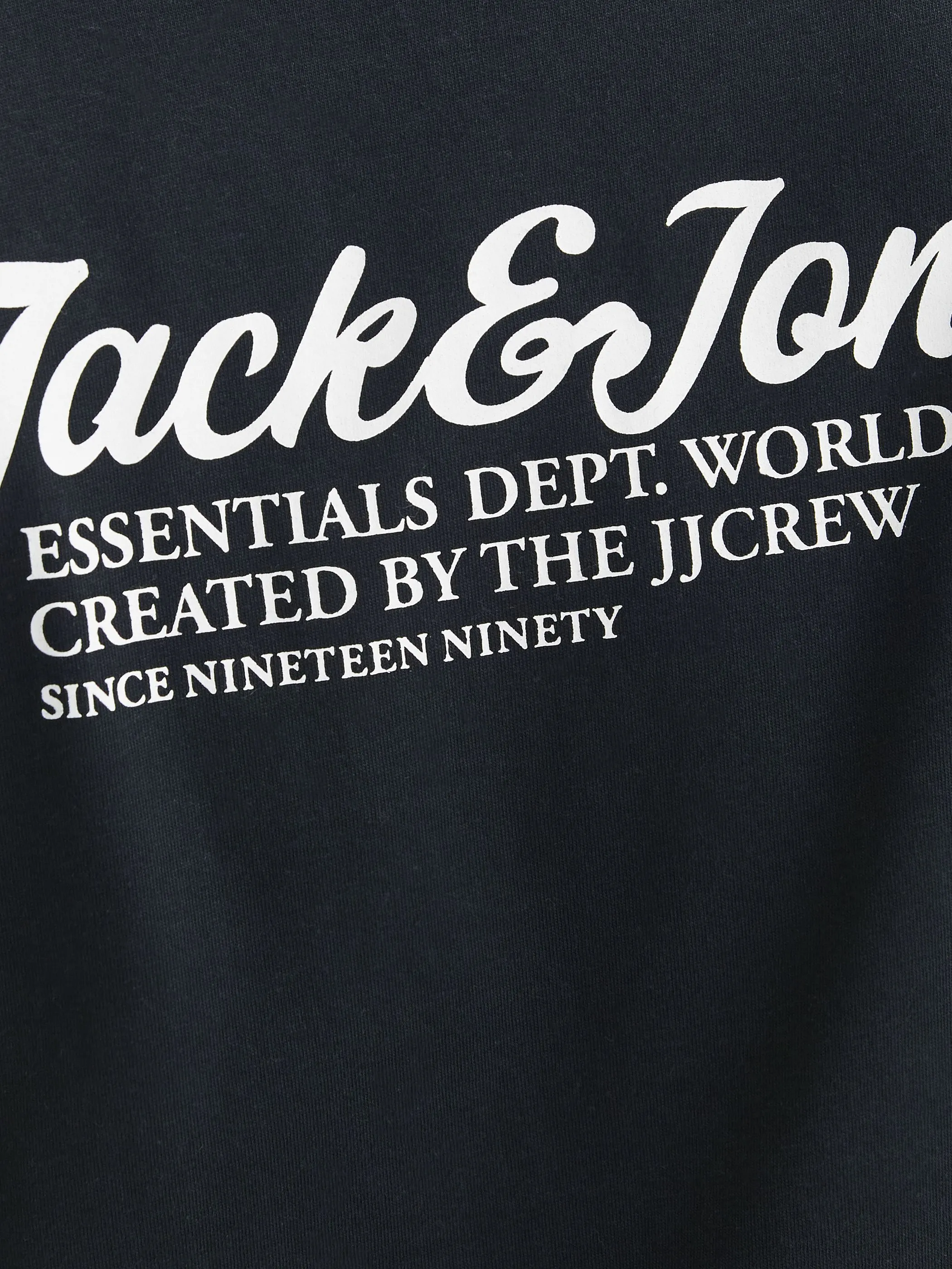 Jack Jones 12268434 JJBEAU TEE SS CREW NE Schwarz 904461 175917 3