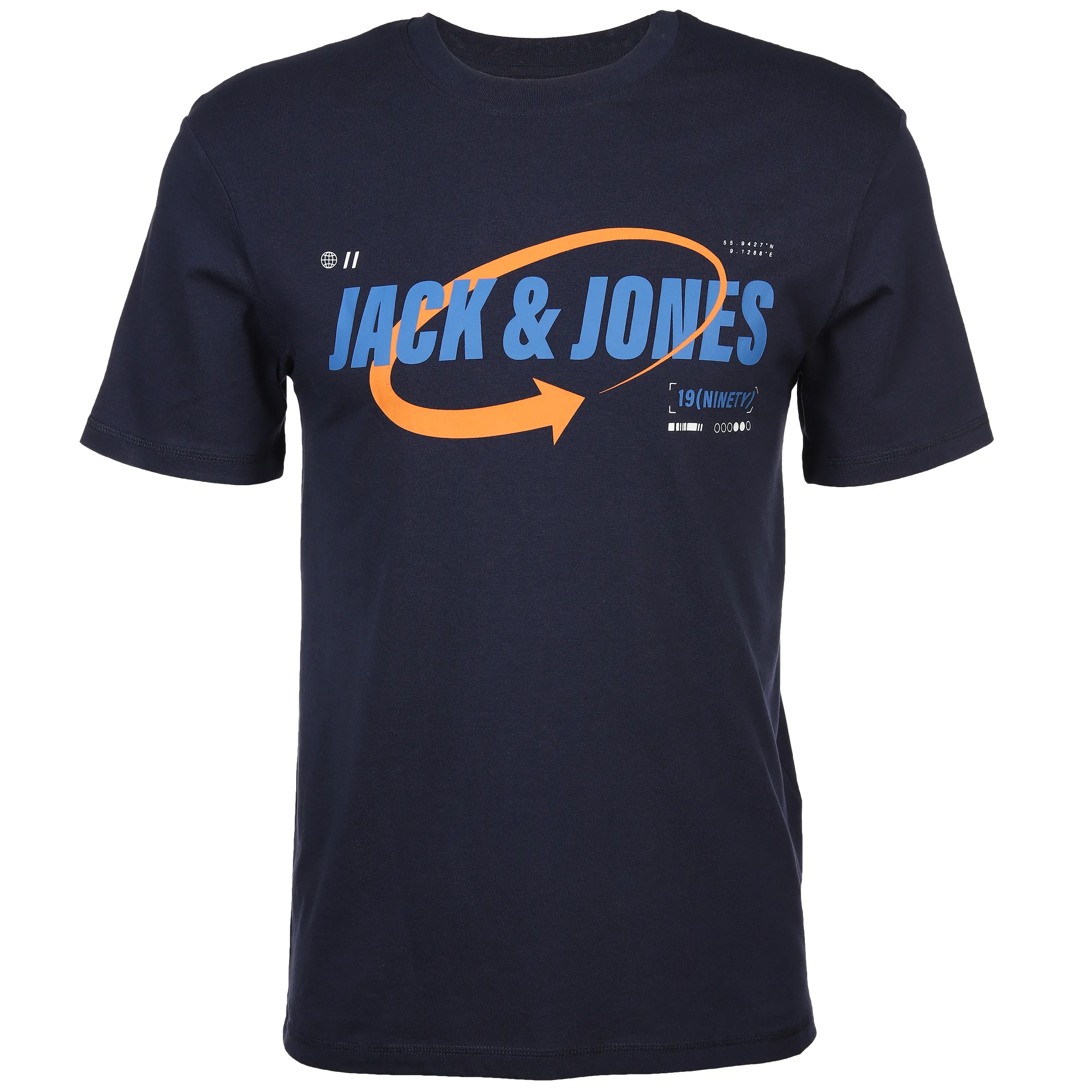 Jack Jones 12245712 JCOBLACK TEE SS CREW Blau 886131 175876 1