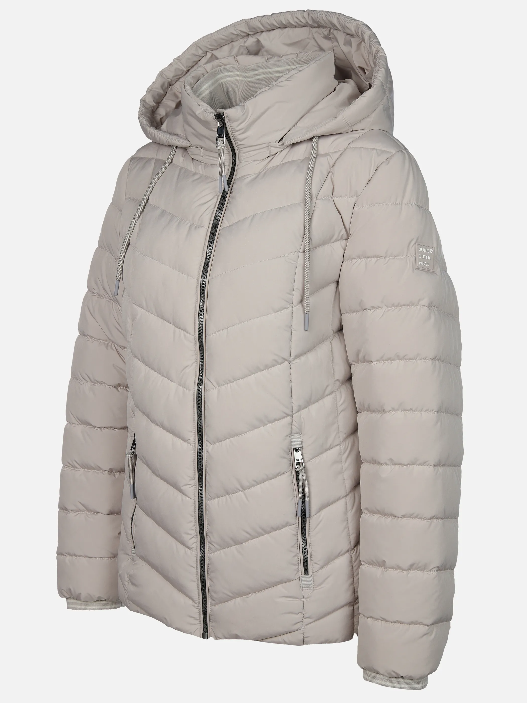 Sure Da-Steppjacke, sportiv Beige 913052 BEIGE 3