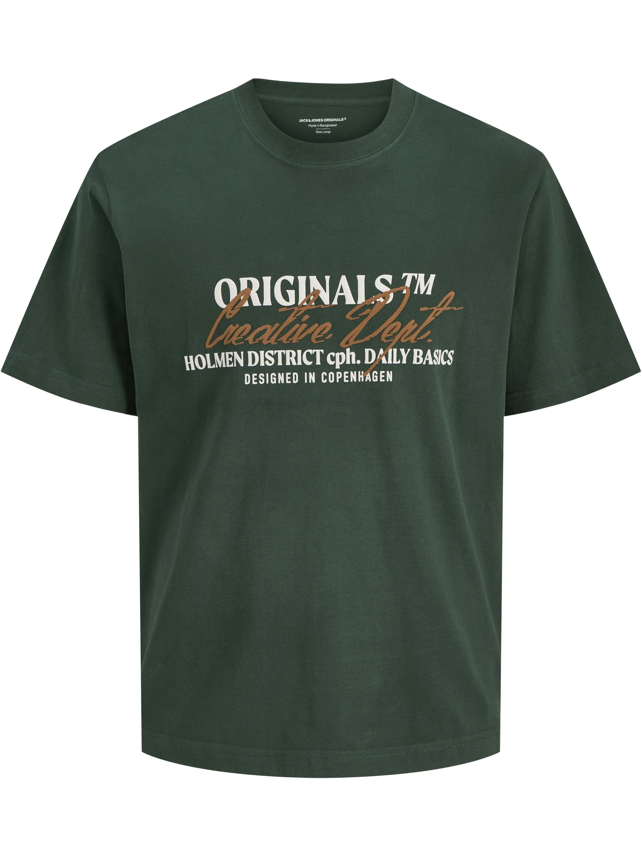 Jack Jones 12286107 JORBEDFORD TYPO TEE S Grün 917835 176319 1