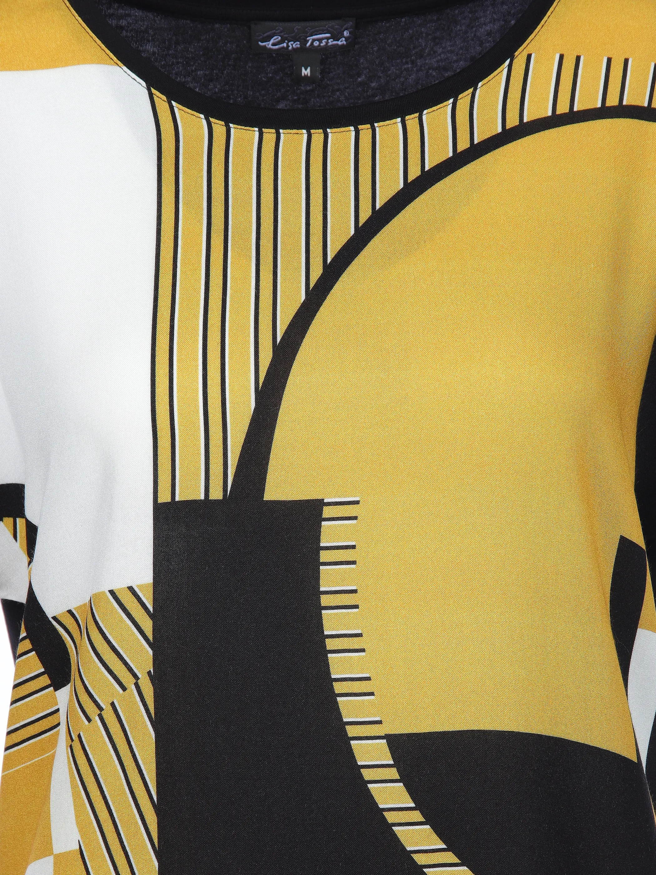 Lisa Tossa Da-Kurzarm-Shirt m. Druck Gelb 907276 GOLDEN 3 Lisa Tossa Da-Kurzarm-Shirt m. Druck Gelb 907276 GOLDEN 3