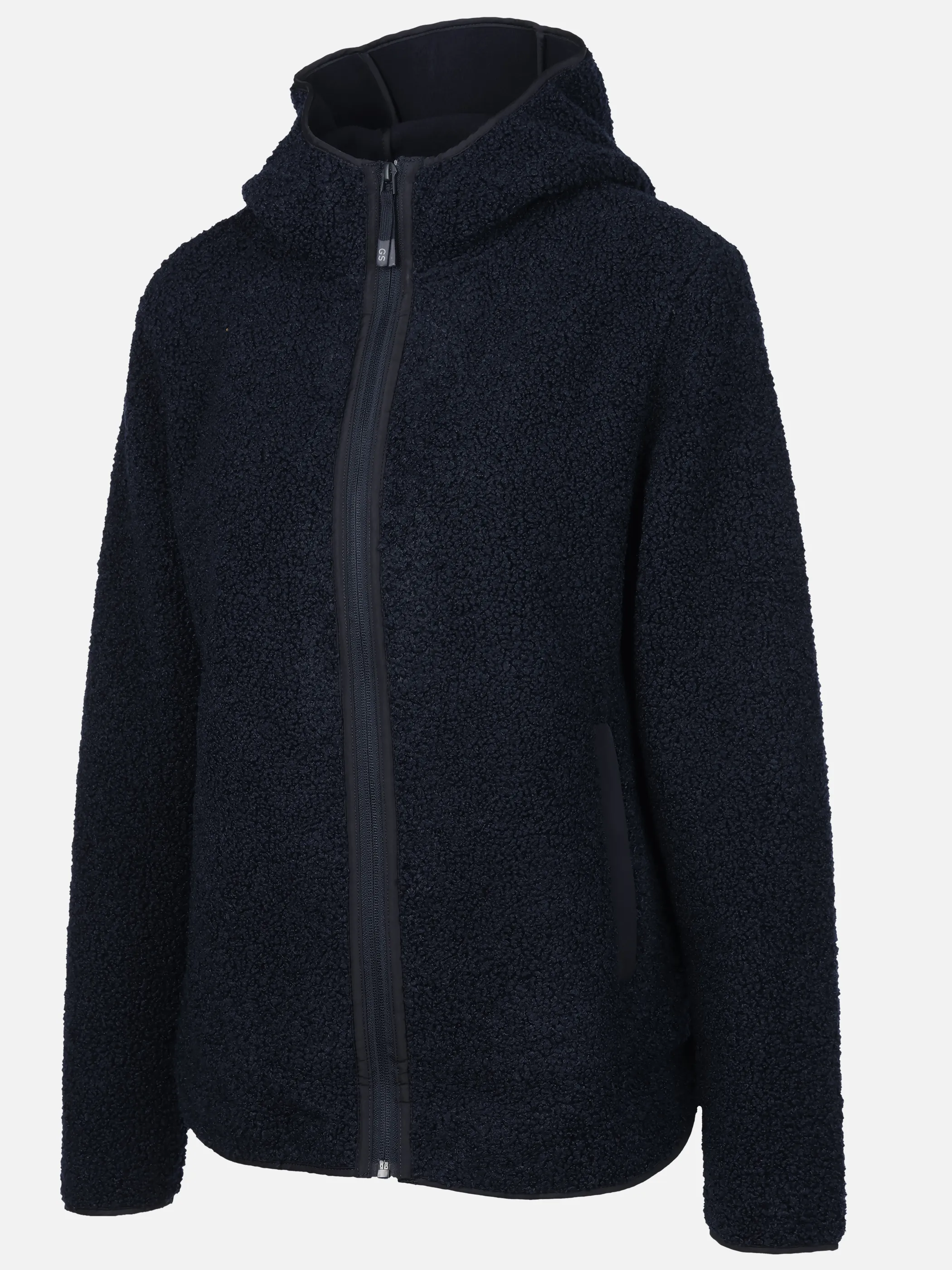 Grinario Sports Da-Teddy Fleece Jacke Schwarz 912691 BL/BLAU 3
