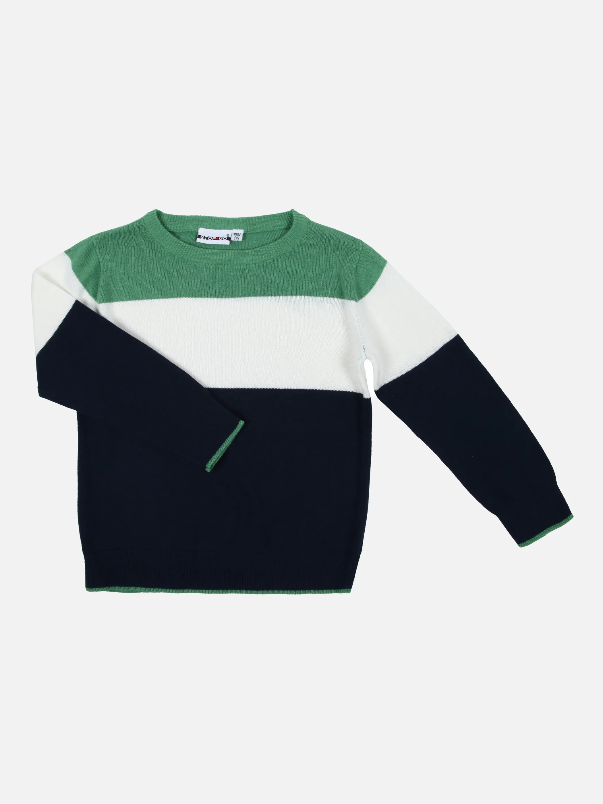 Stop + Go MB Feinstrick Pullover in Blau 856080 DUNKELBLAU 1