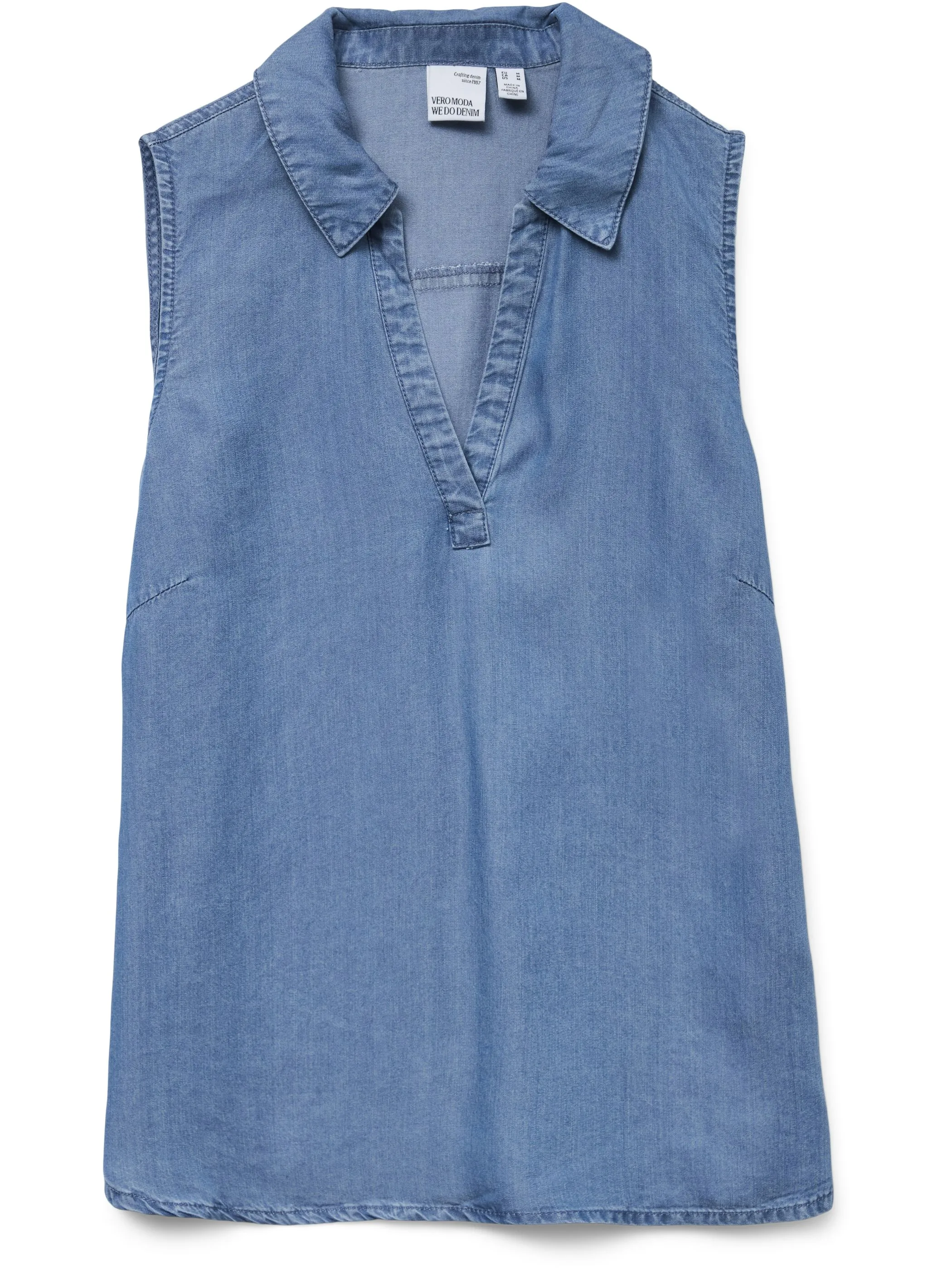 Vero Moda 10283751 VMHARPER SL COLLAR SH Blau 875258 178001 1