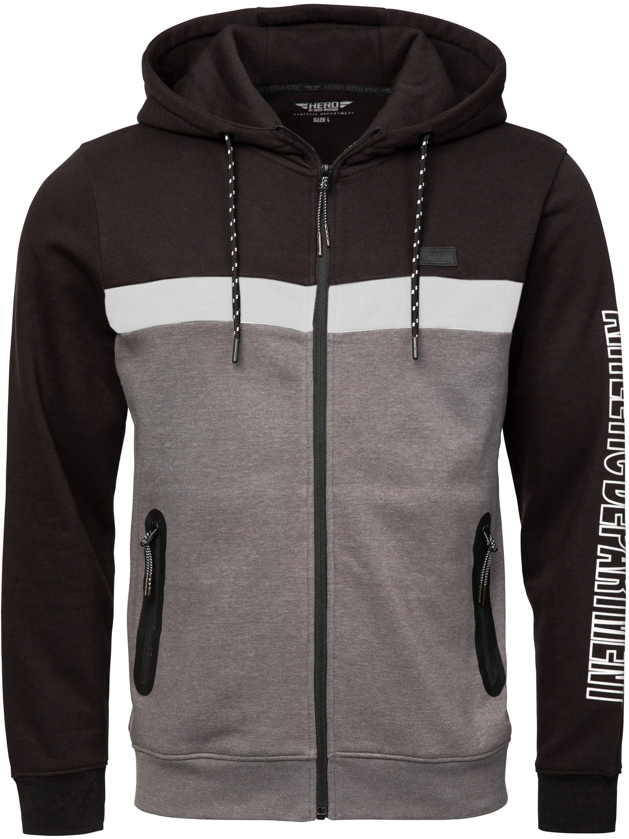 HERO by John Medoox 75250110009158 He. Sweat light Schwarz 911364 9158 1