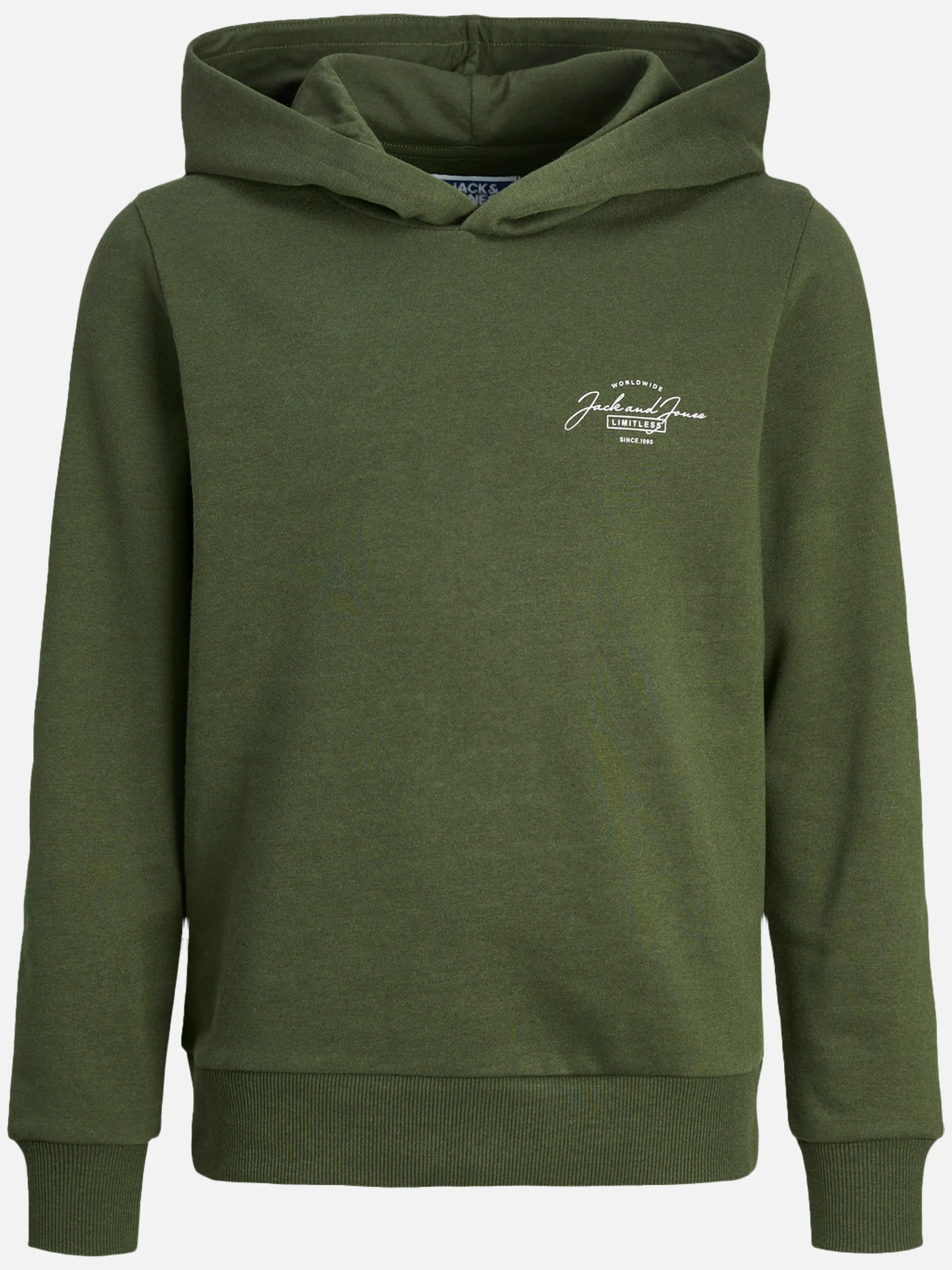 Jack&Jones Junior 12259941 JJFERRIS SWEAT HOOD J Grün 903614 176344001 1