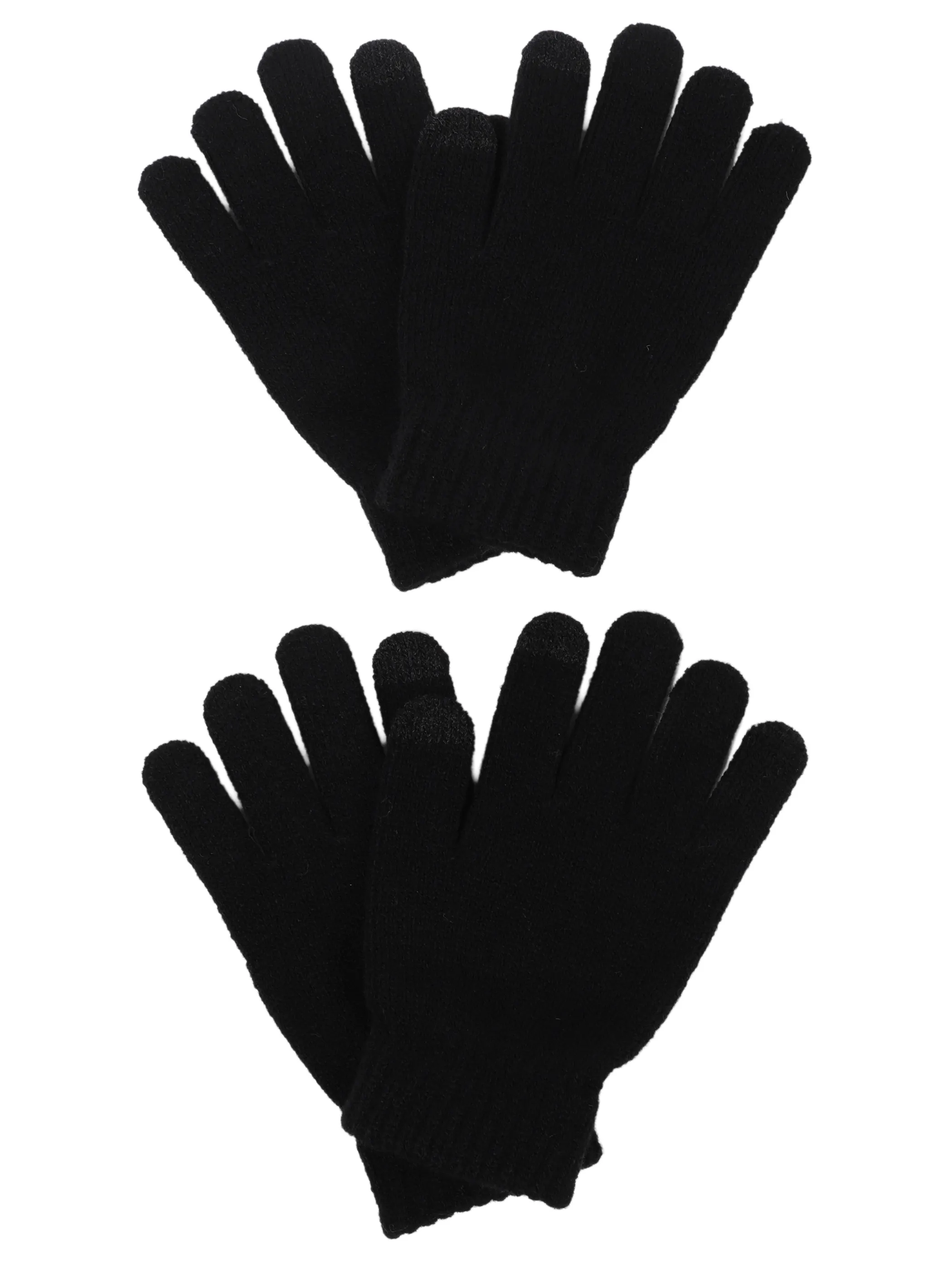 One Way Teener-Handschuhe 2er Pack Schwarz 930752 BLACK 3