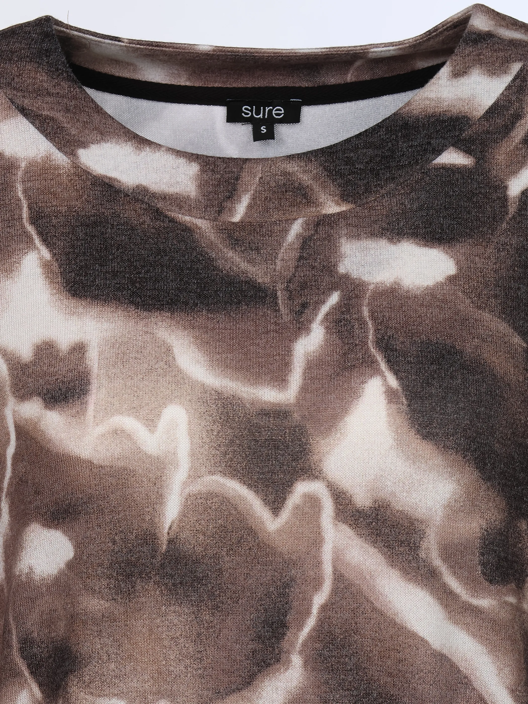 Sure Da-Flauschshirt m. Bindeband Braun 932503 CHOCO 3
