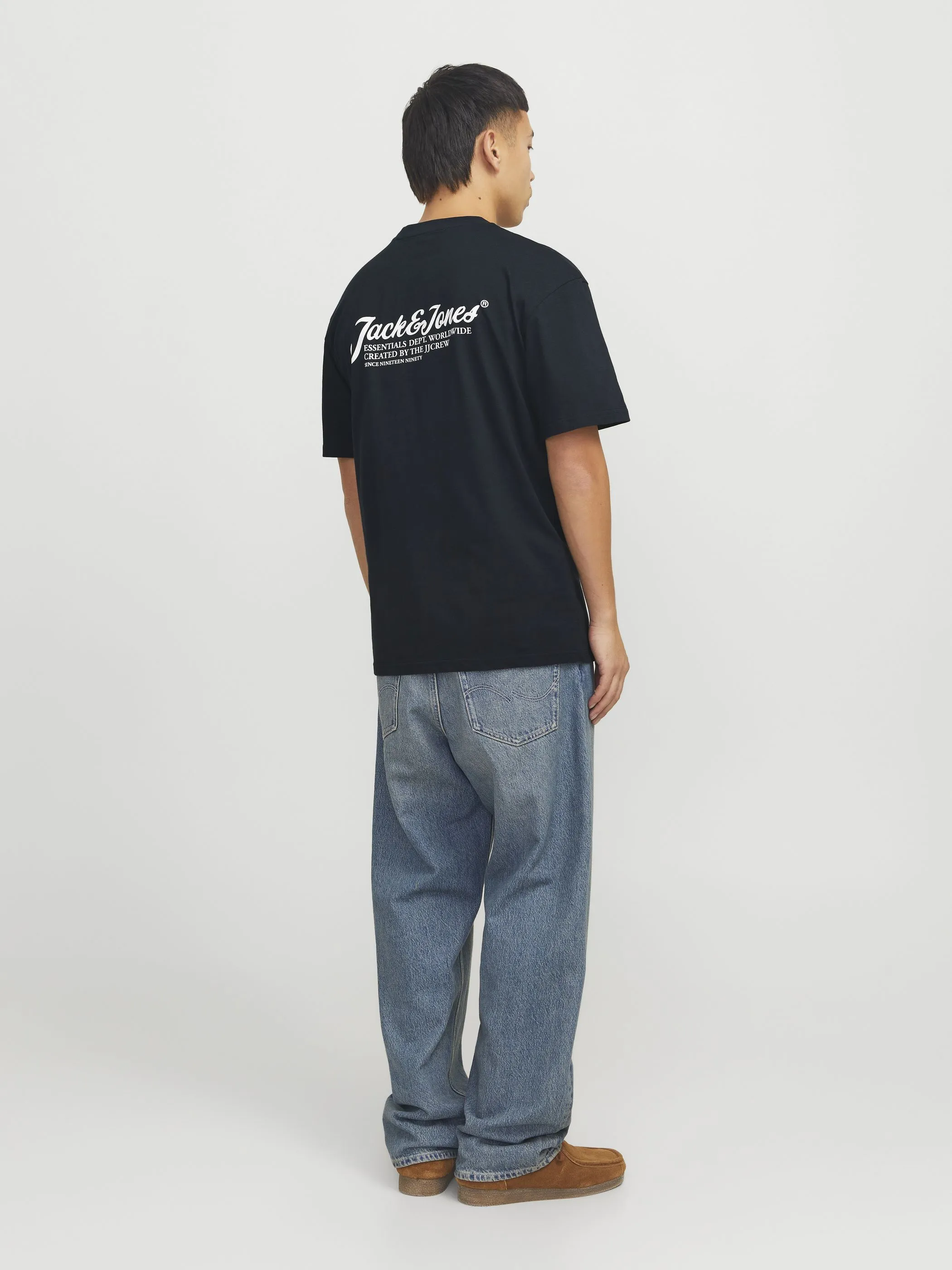 Jack Jones 12268434 JJBEAU TEE SS CREW NE Schwarz 904461 175917 5