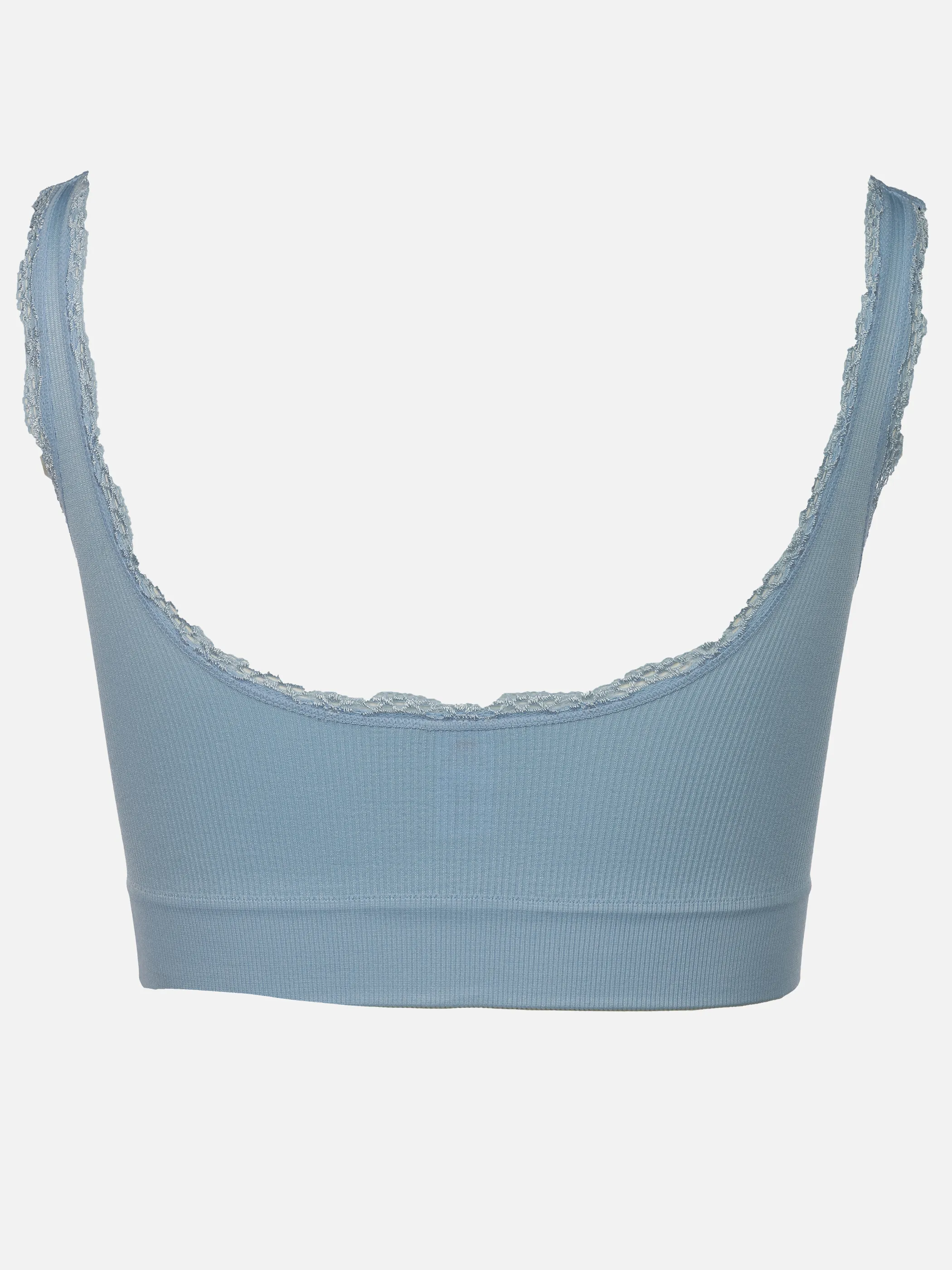 Sure Bustier Seamless Rippe&Spitze Blau 922779 BLAU 2