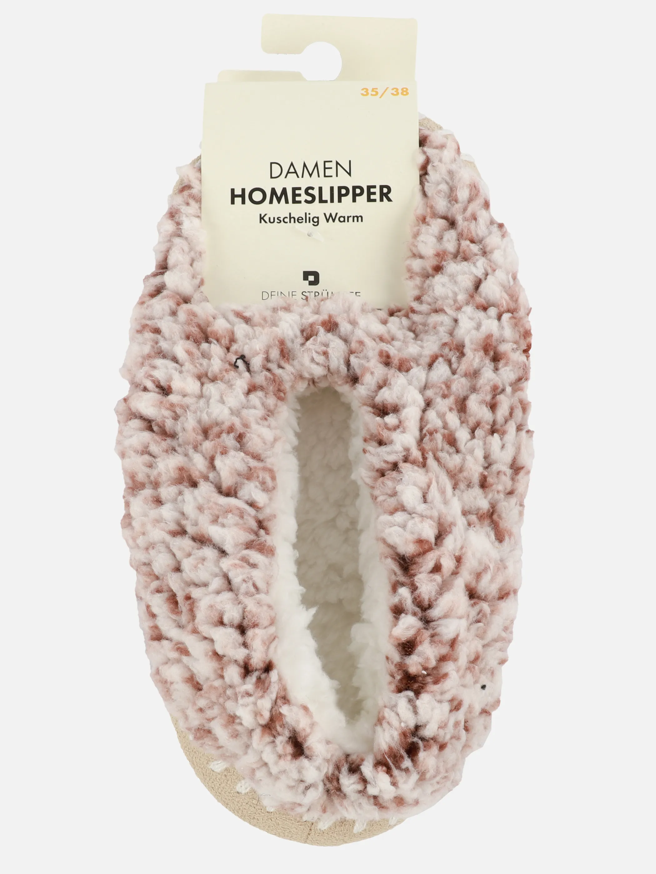 Da. Hausschuhsocken ABS Braun 914556 COFFEE 3 Da. Hausschuhsocken ABS Braun 914556 COFFEE 3