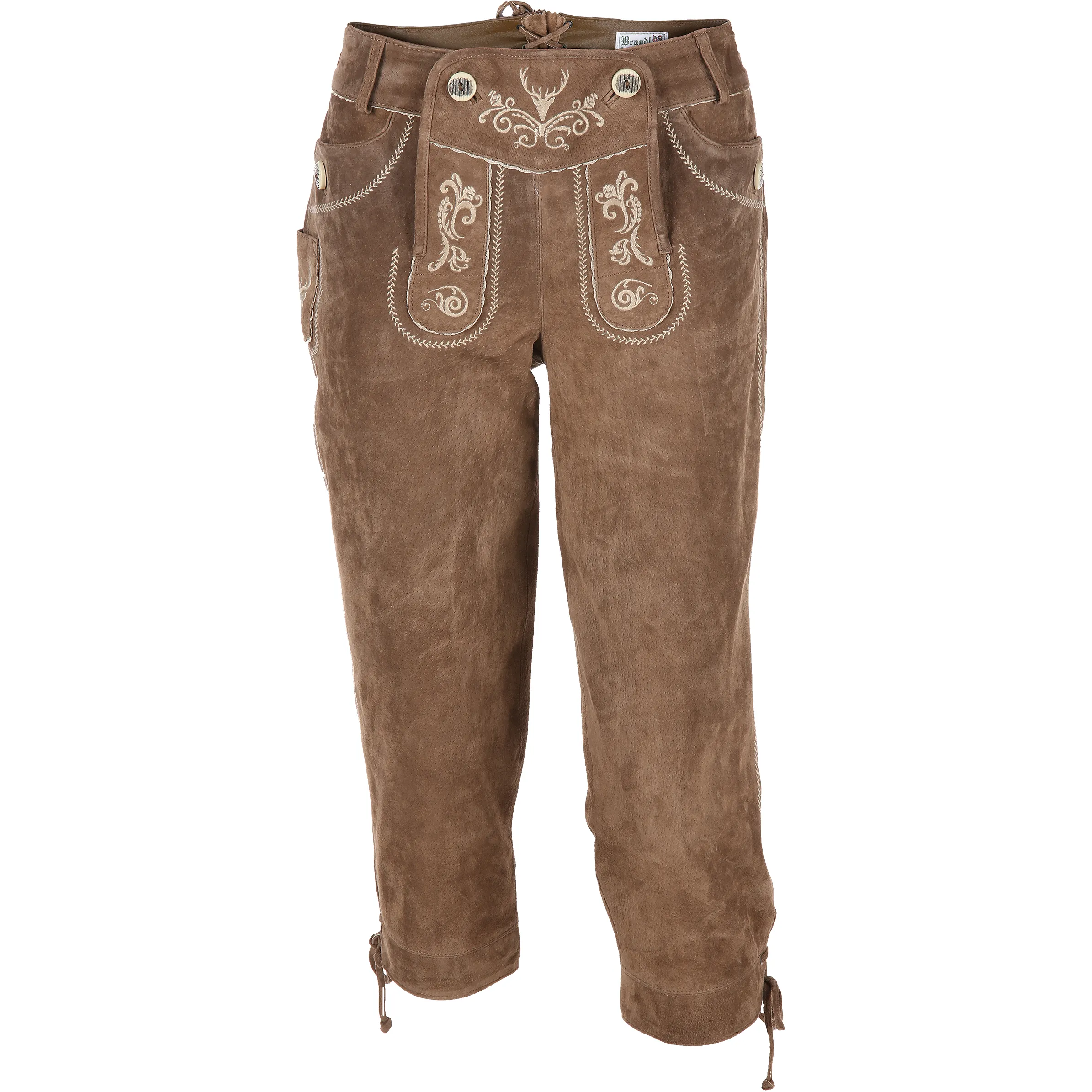 Brandl Tracht Da-Echtleder-Kniebundhose Braun 751966 TOFFEE 1