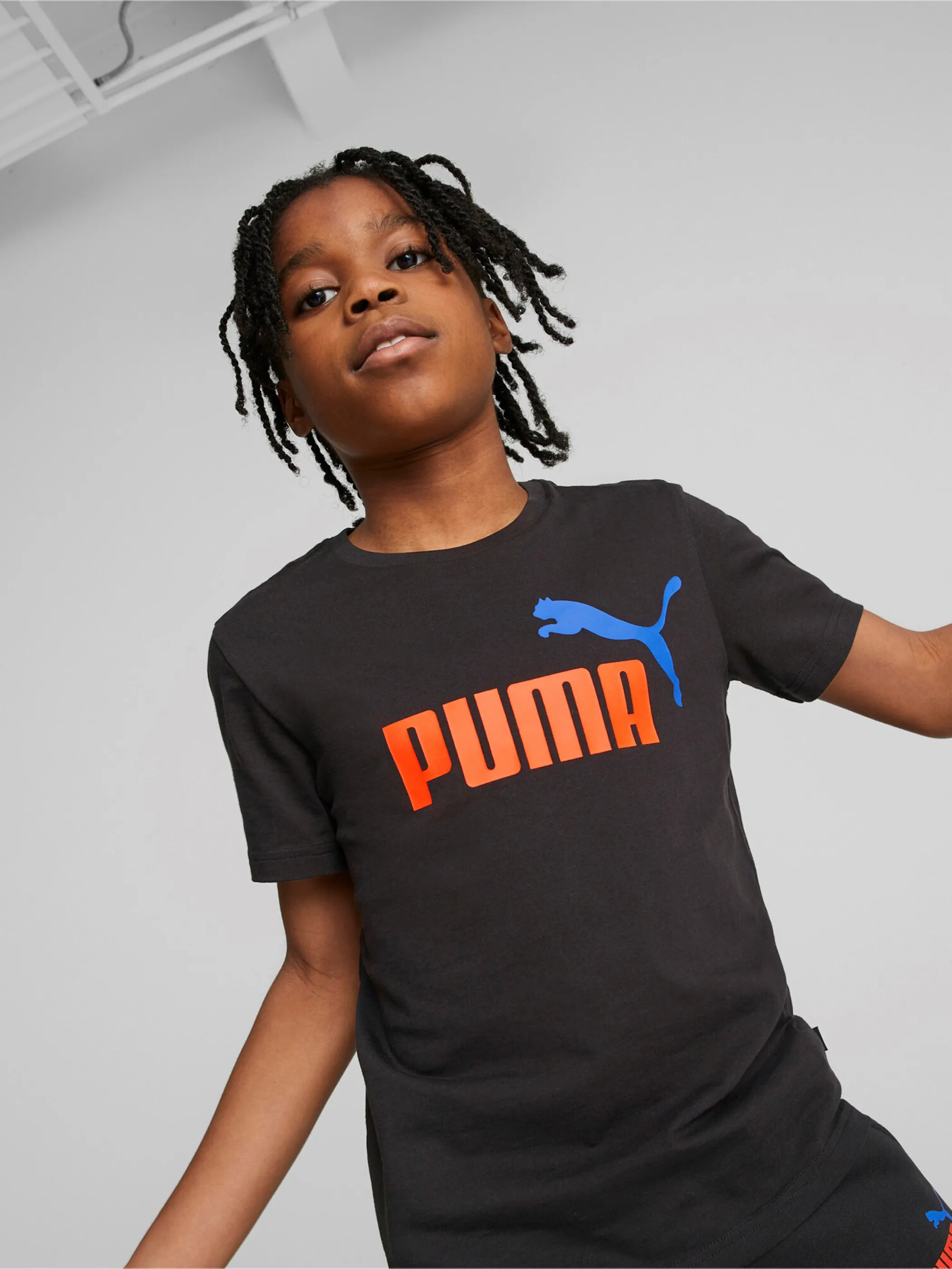Puma 586985 Kn-T-Shirt, Logo Schwarz 846742 61 3