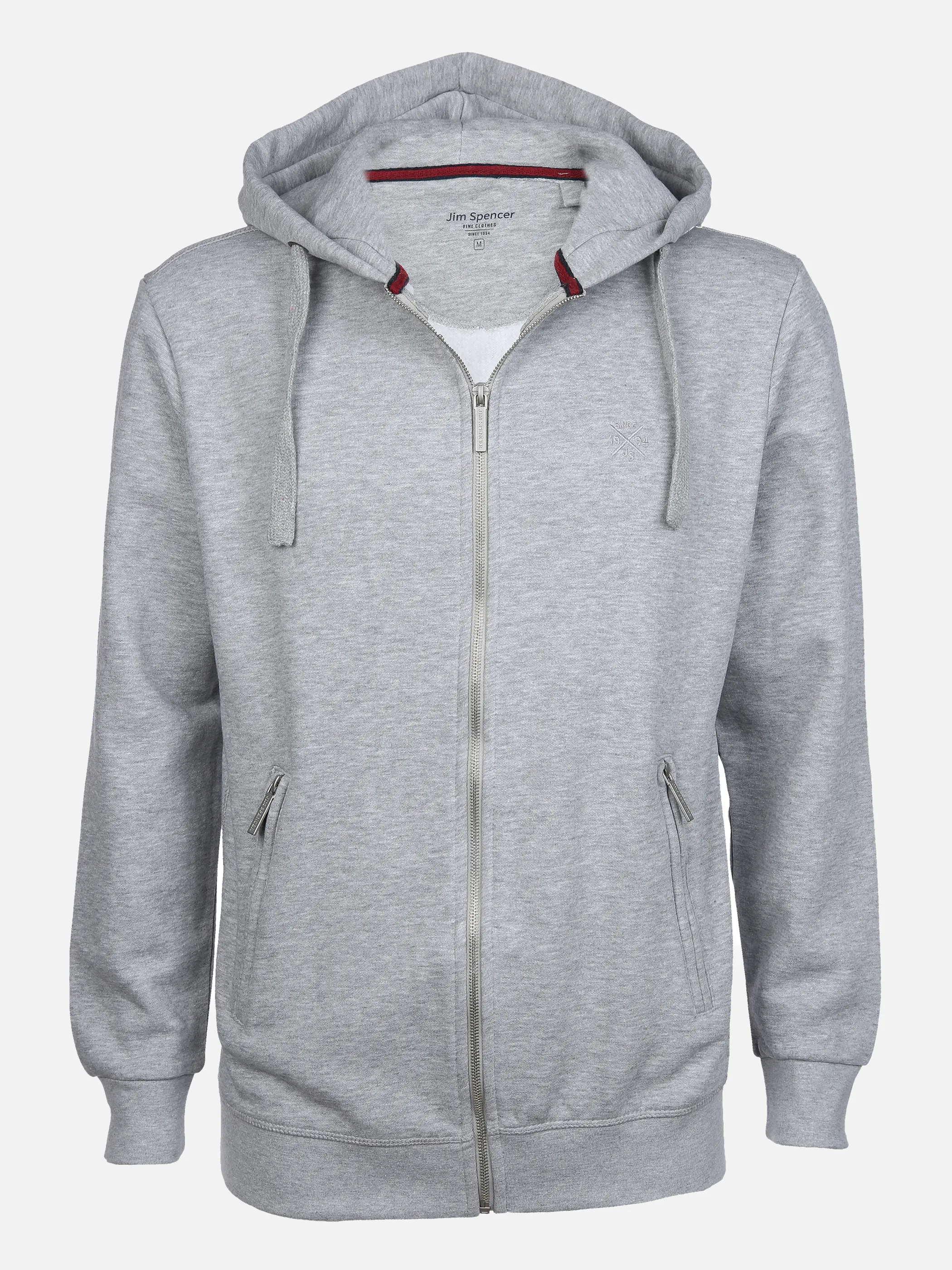 Jim Spencer He. Kapuzensweatjacke uni basi Grau 852320 GREYMEL 1 Jim Spencer He. Kapuzensweatjacke uni basi Grau 852320 GREYMEL 1