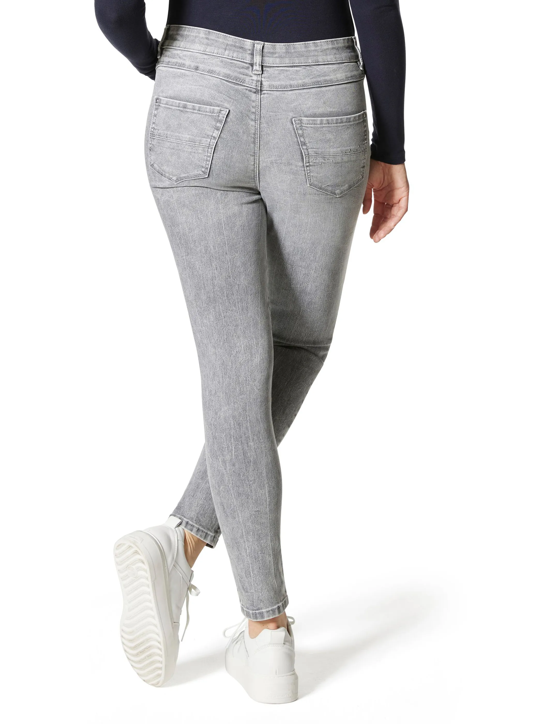 Stooker DOB 22600520007487 Da. Hosen lang, Grau 880974 7487 2